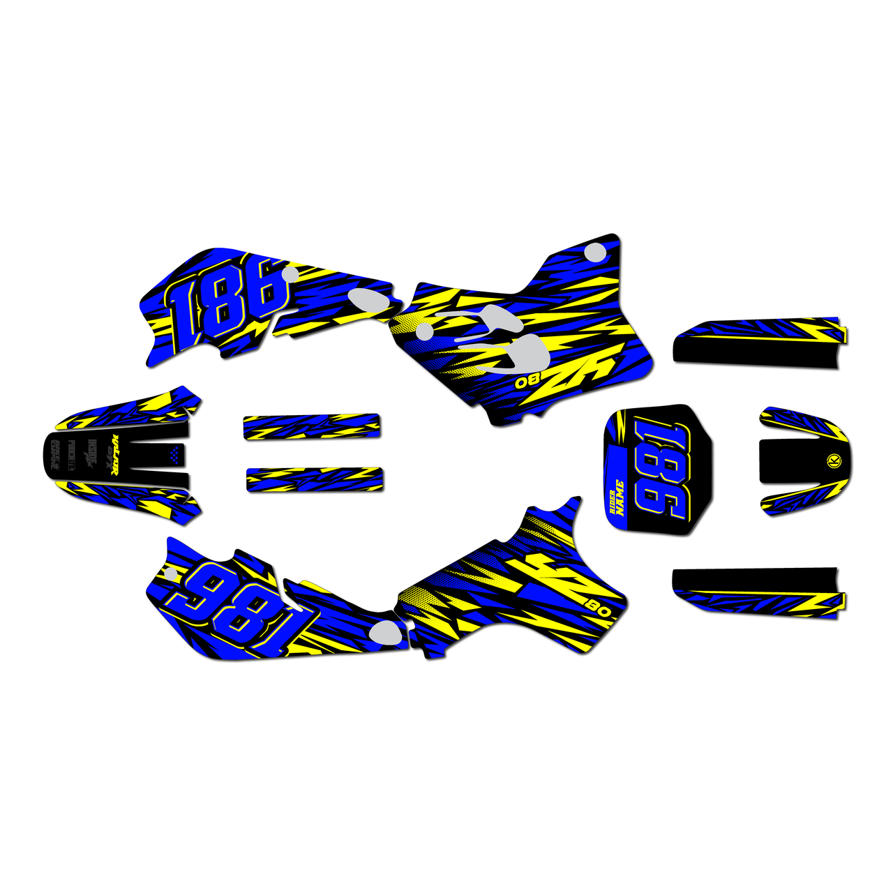 Yamaha YZ80 Graphics Kit (1993-2001) Twitch | KalairGFX