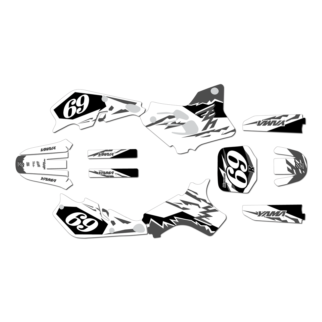 Yamaha YZ80 Graphics Kit (1993-2001) Vintage | KalairGFX