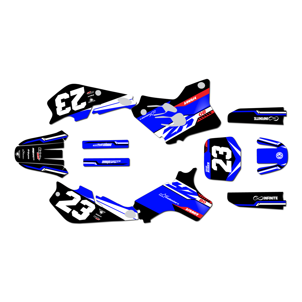 Yamaha YZ80 Graphics Kit (1993-2001) Viper | KalairGFX