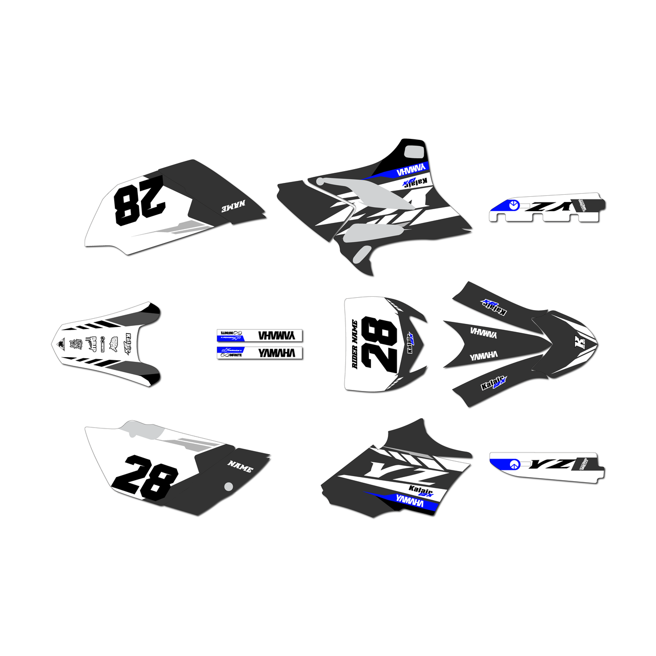 Yamaha YZ85 Graphics Kit (2015-2018) Factory | KalairGFX
