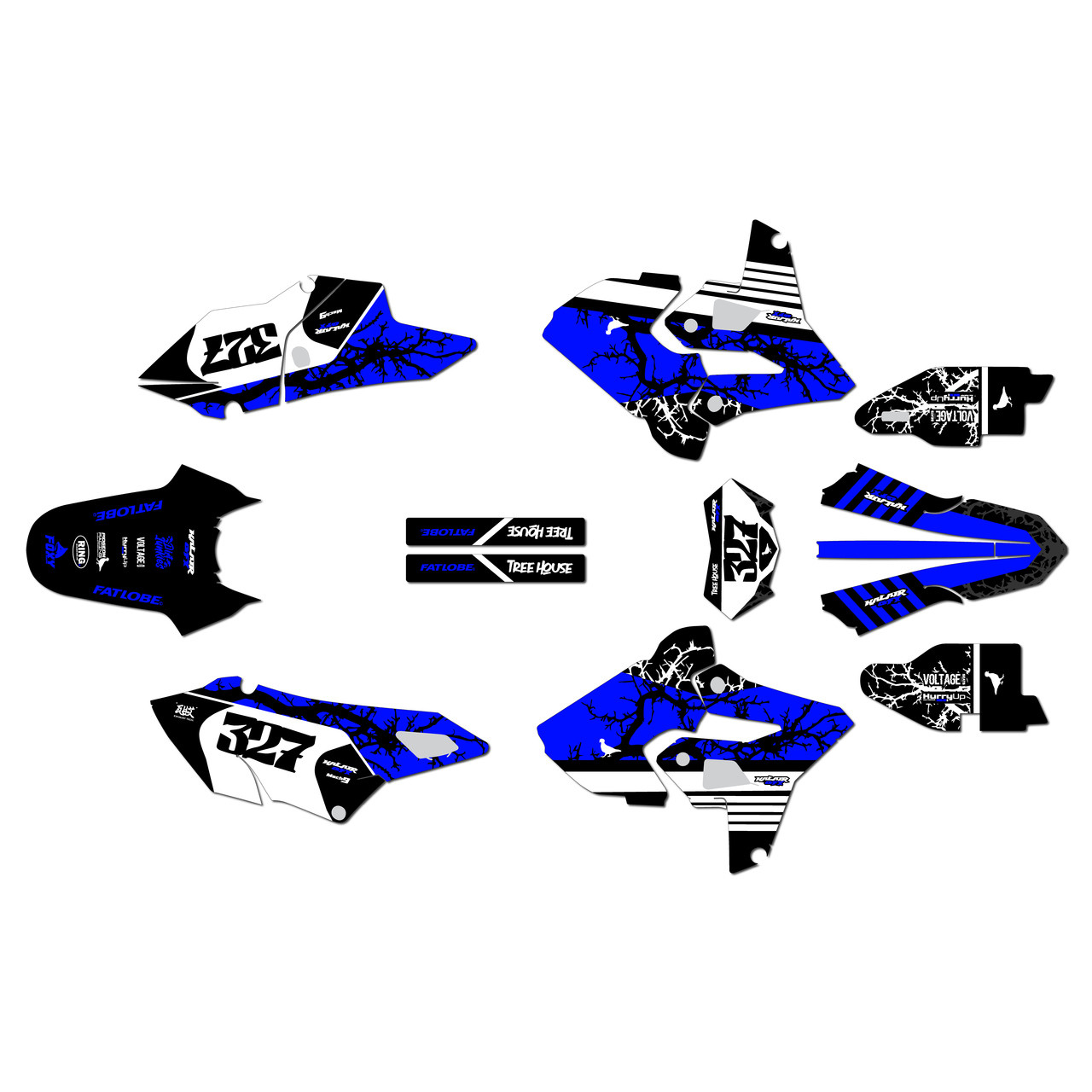 SUZUKI DRZ400P Graphics Kit (2000-2024) Rail | KalairGFX