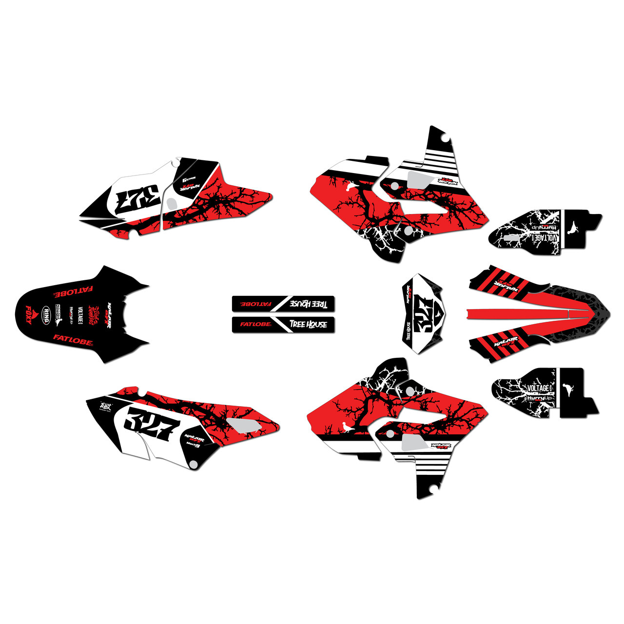 SUZUKI DRZ400P Graphics Kit (2000-2024) Rail | KalairGFX