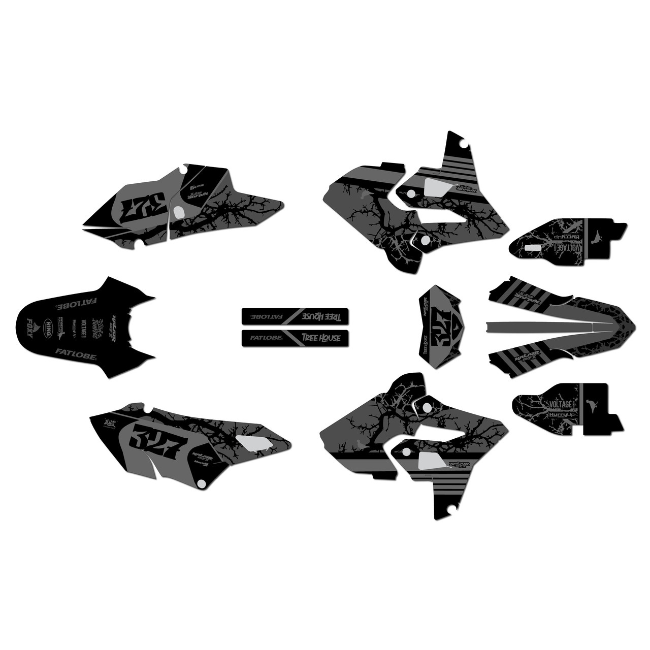 SUZUKI DRZ400P Graphics Kit (2000-2024) Rail | KalairGFX