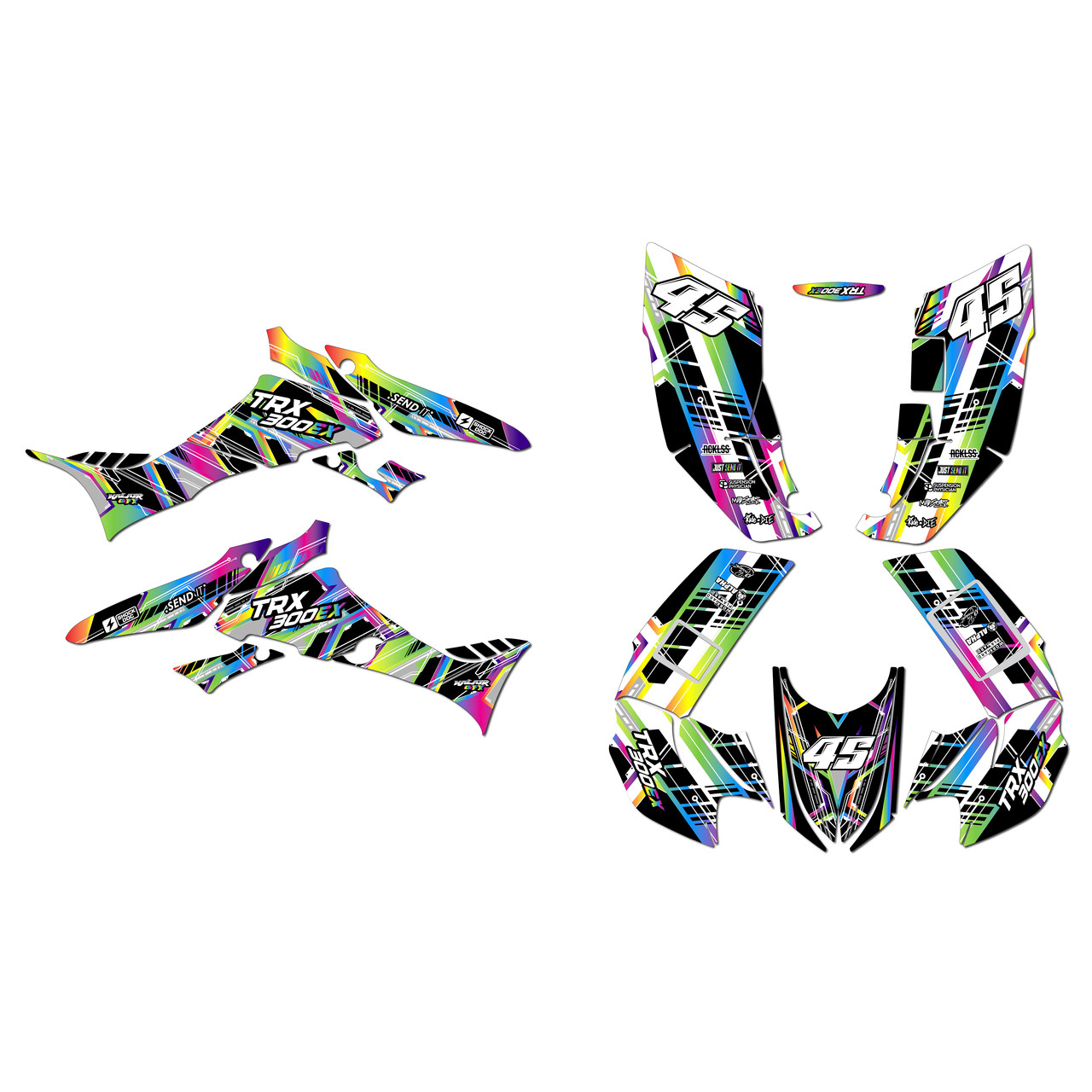Honda TRX300EX Graphics Kit (2007-2013) Swift | KalairGFX