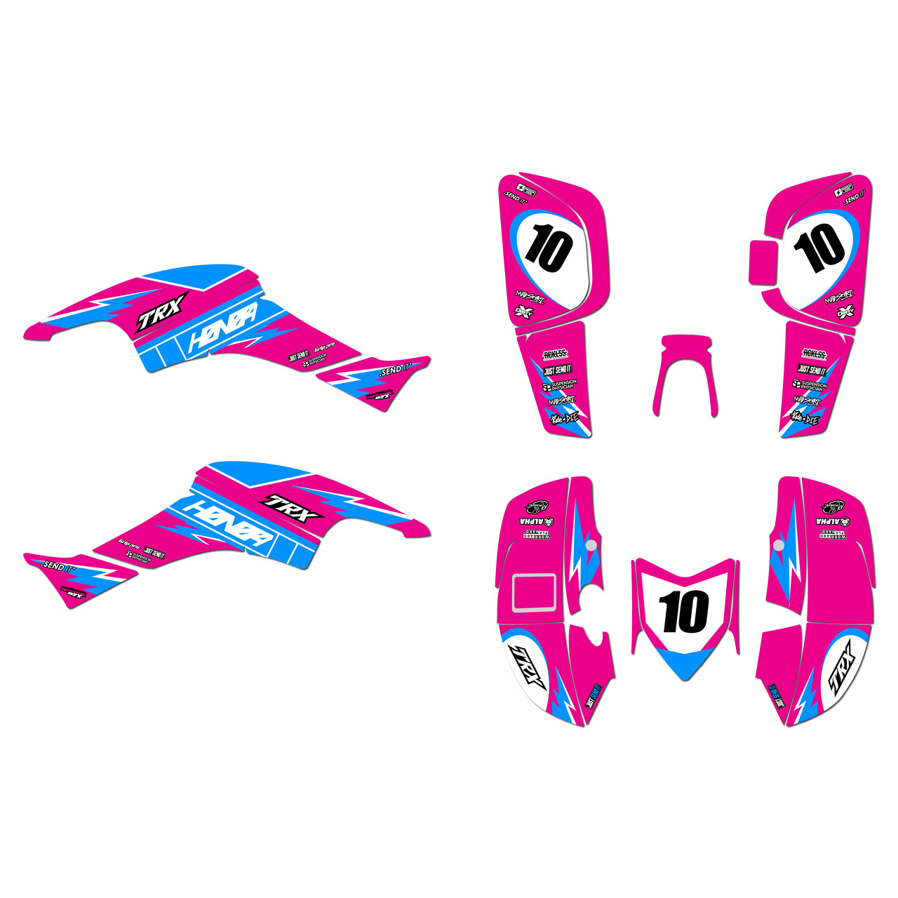 Honda TRX400EX Graphics Kit (2005-2007) Speed | KalairGFX