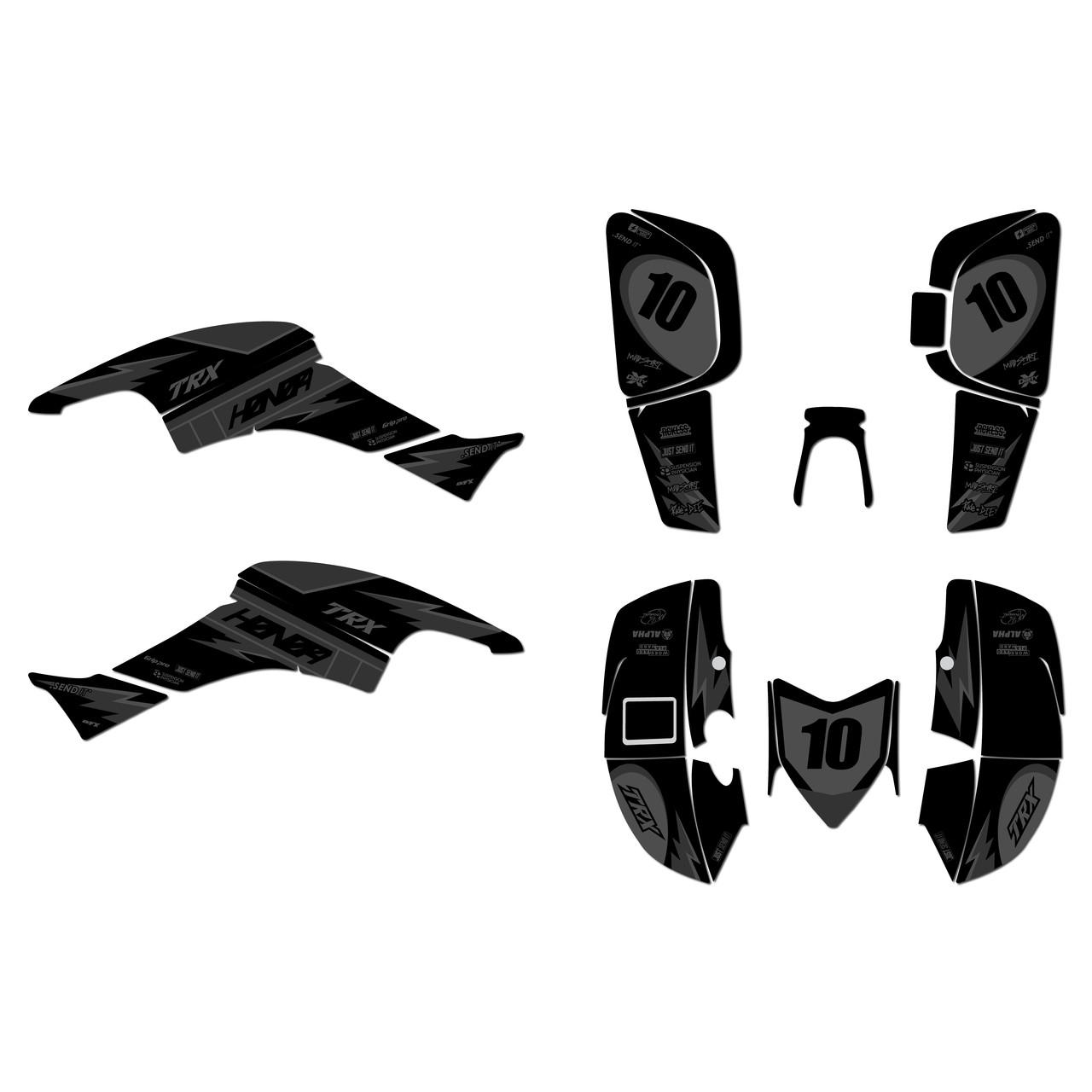 Honda TRX400EX Graphics Kit (2005-2007) Speed | KalairGFX
