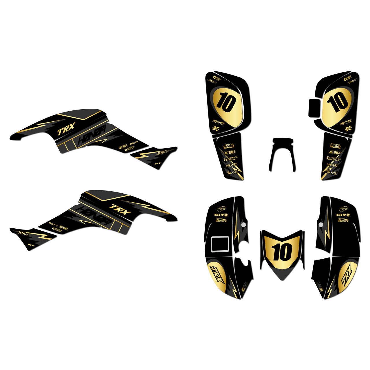 Honda TRX400EX Graphics Kit (2005-2007) Speed | KalairGFX