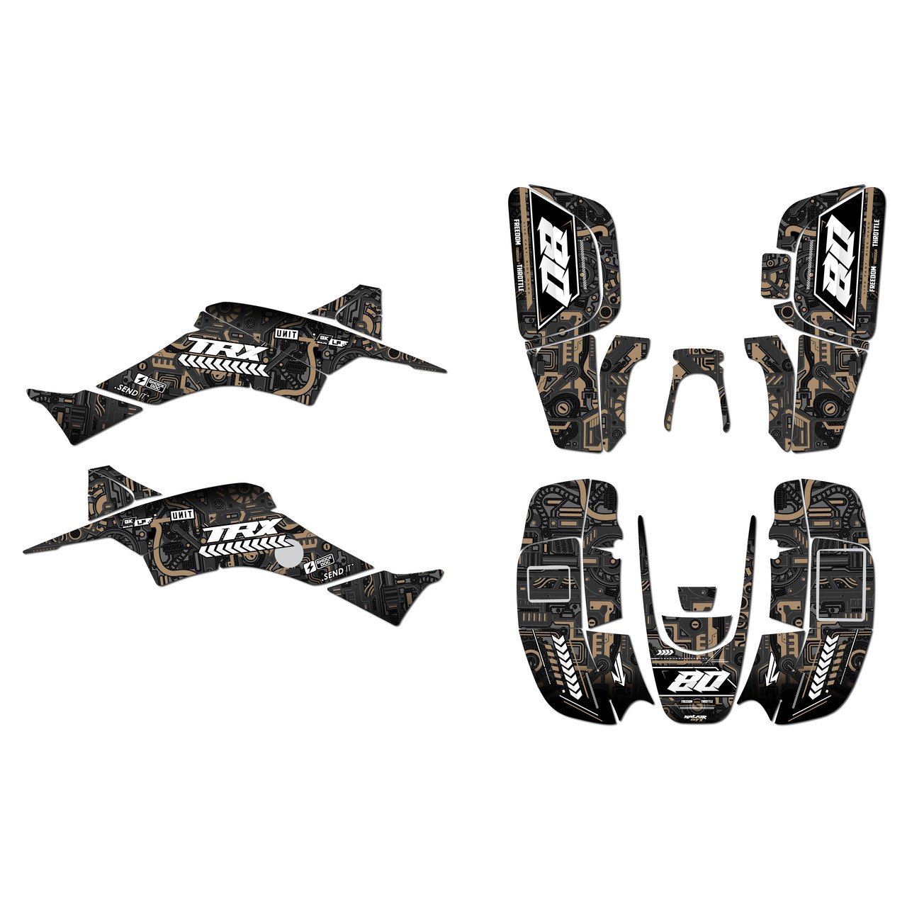 Honda TRX400EX Graphics Kit (1999-2004) Rift | KalairGFX