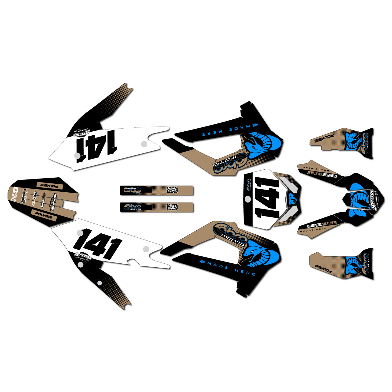 Cobra CX50SRX-FWE Graphics Kit (2021-2025) Factory |