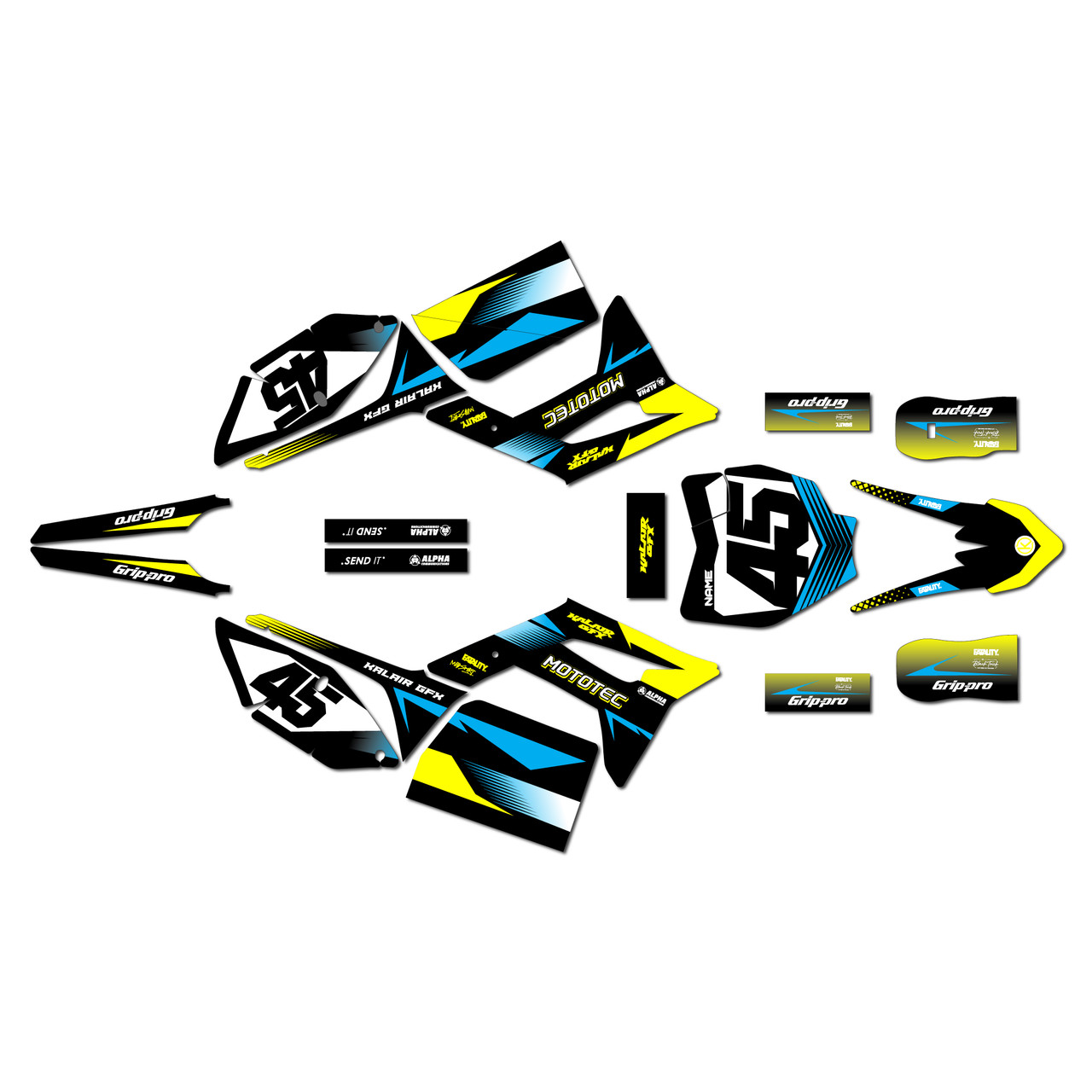 Mototec PRO 60V Graphics Kit (All years) Division |