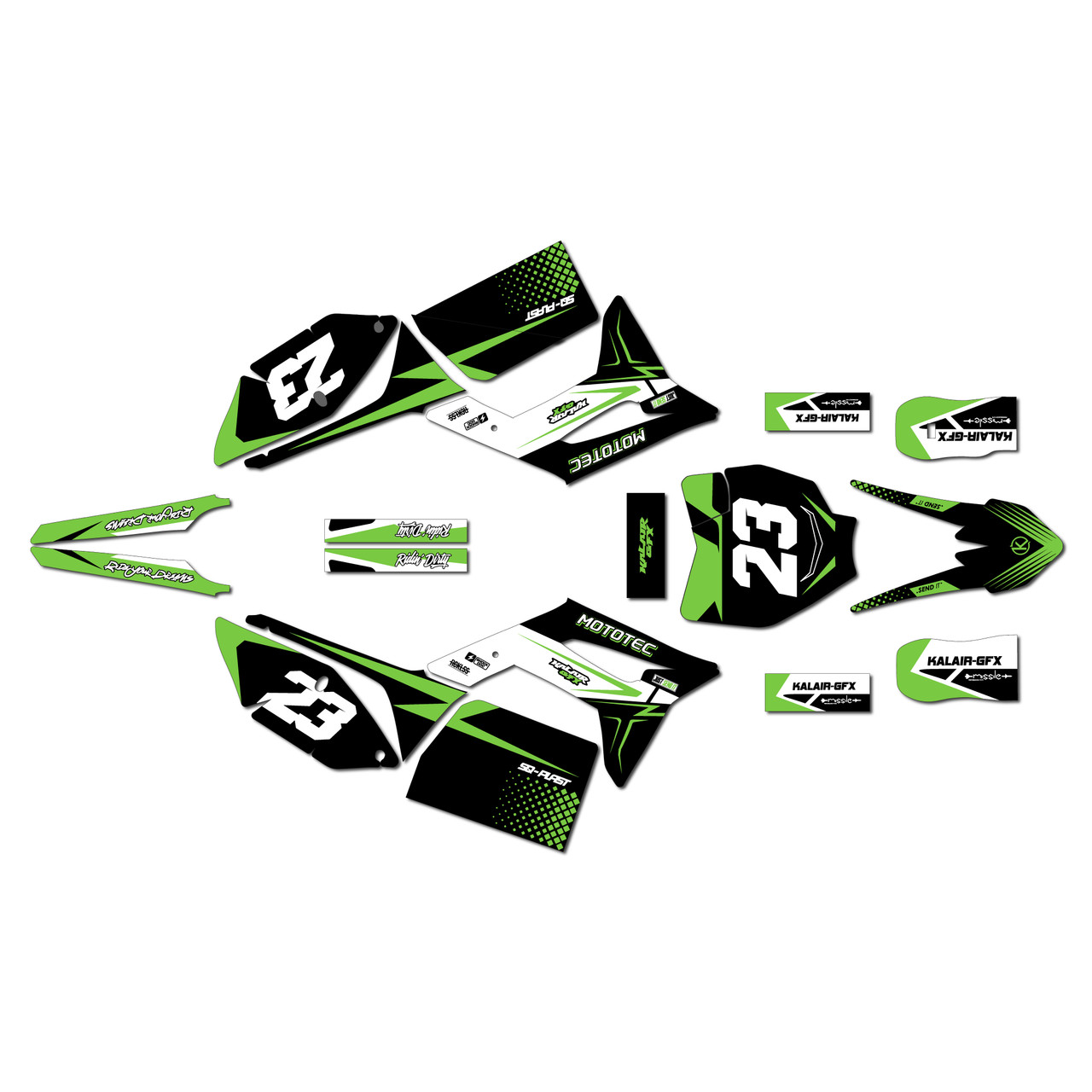 Mototec PRO 60V Graphics Kit (All years) Evader | KalairGFX