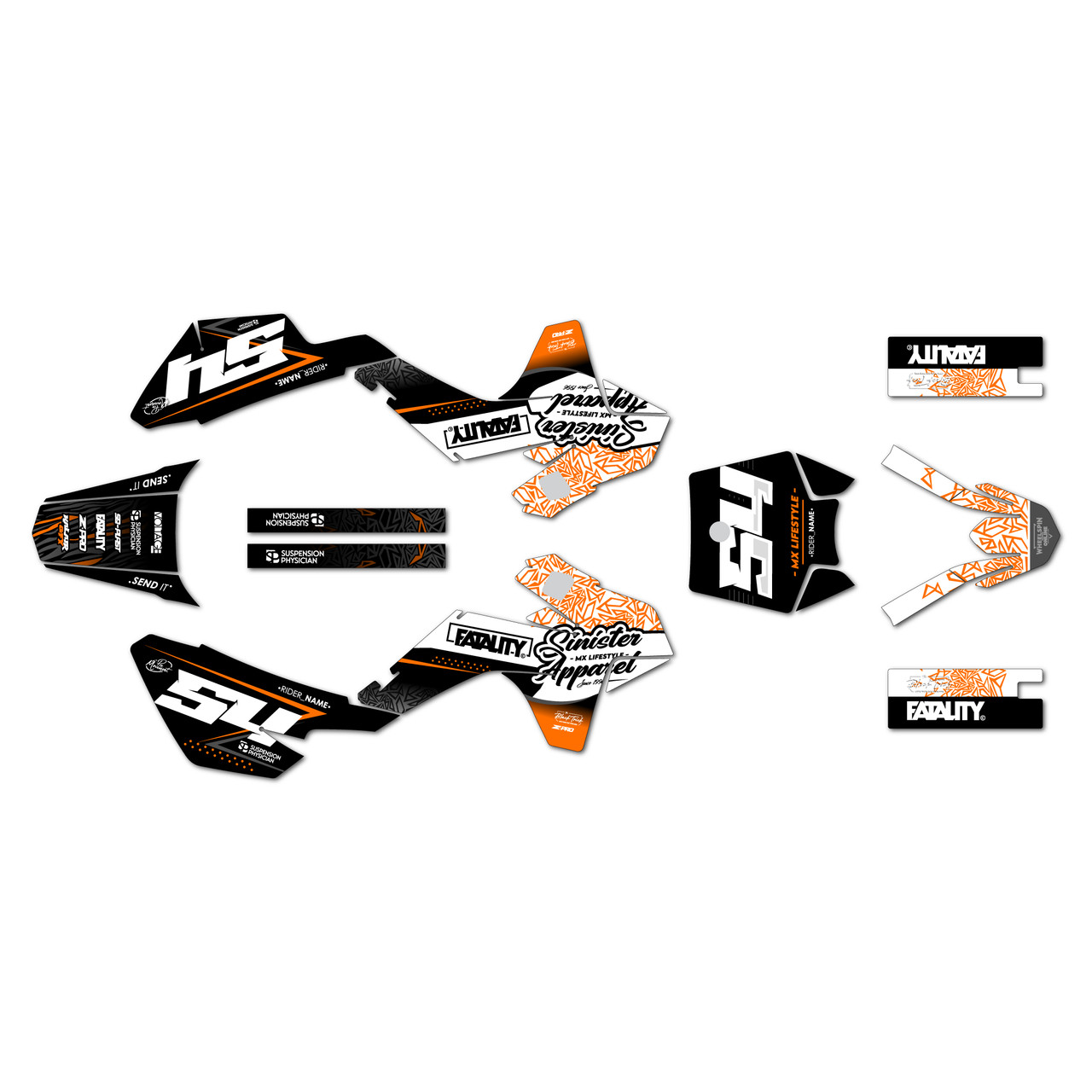 Sr110 Ssr SR110 Graphics Kit (2021-2026) Fatality | KalairGFX