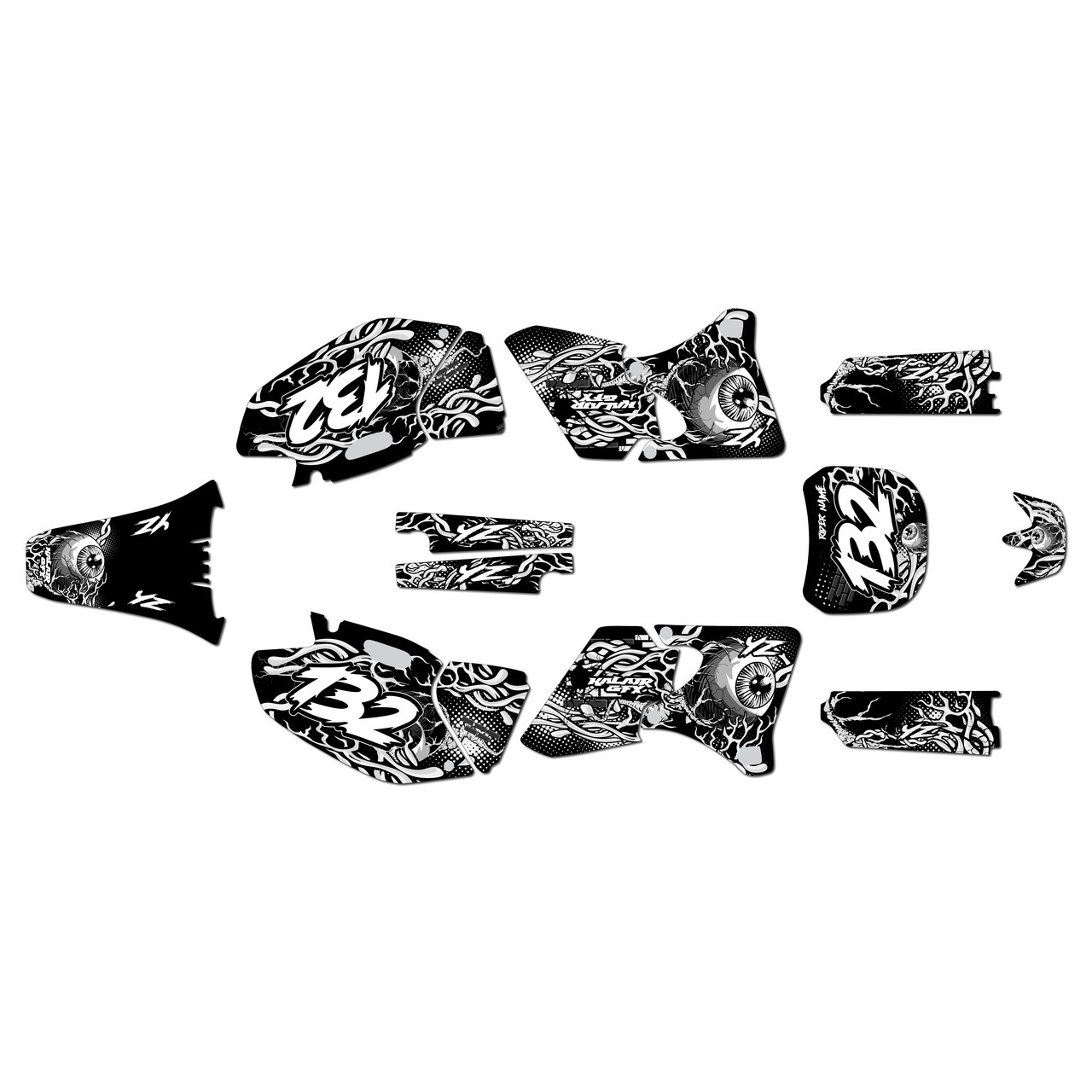 Yamaha YZ426F Graphics Kit (1998-2002) Core | KalairGFX