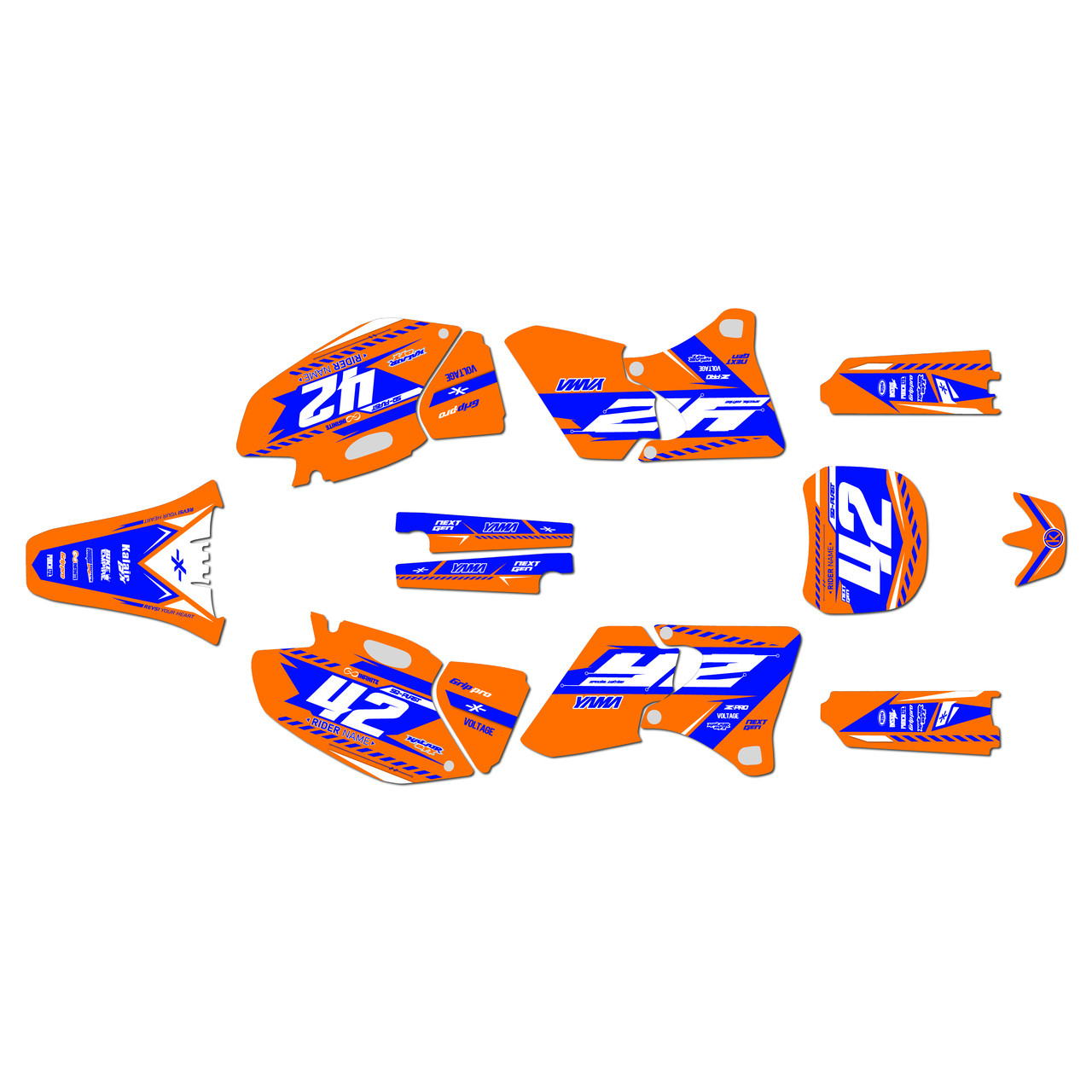 Yamaha YZ426F Graphics Kit (1998-2002) Lethal | KalairGFX