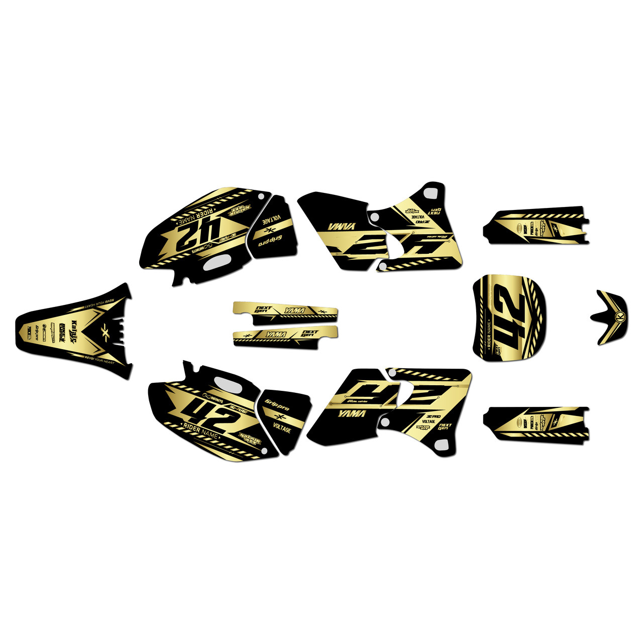 Yamaha YZ426F Graphics Kit (1998-2002) Lethal | KalairGFX