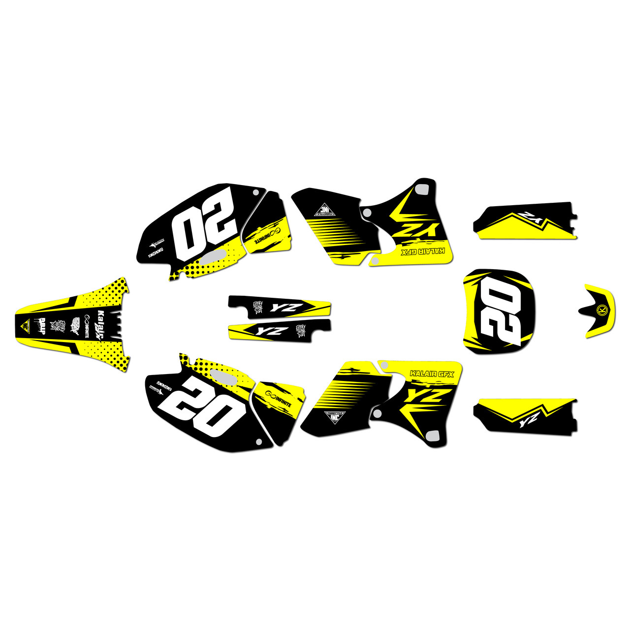 Yamaha YZ426F Graphics Kit (1998-2002) Spear | KalairGFX