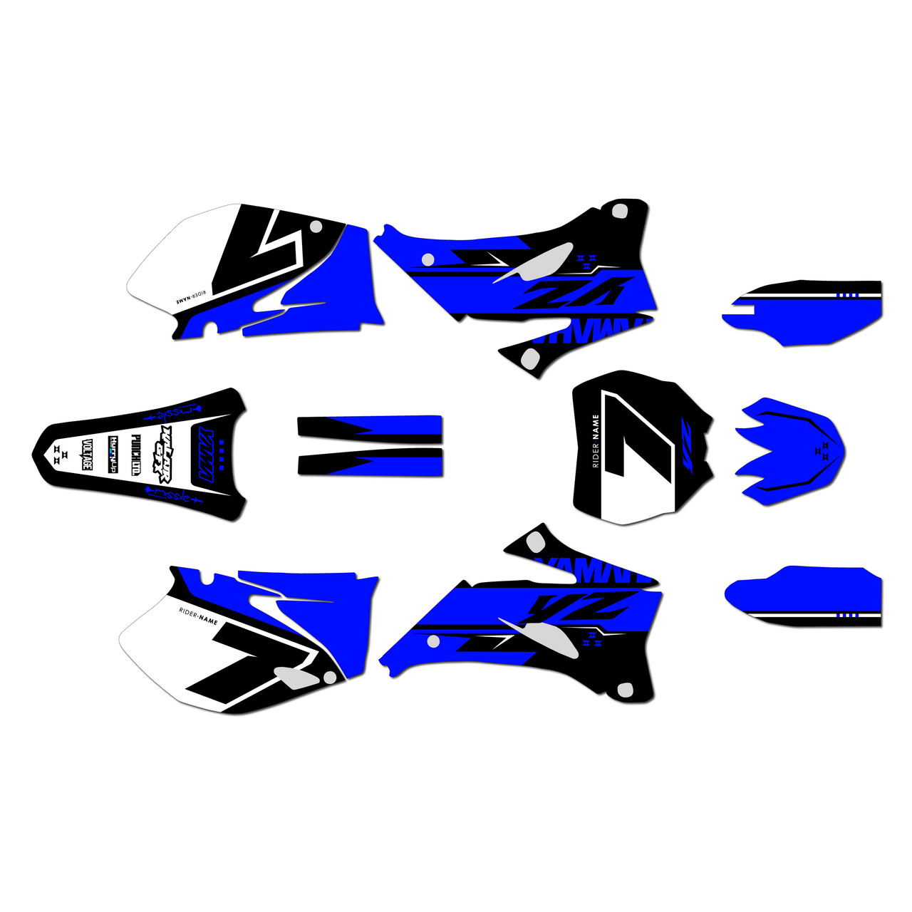 Yamaha YZ250F Graphics Kit (2008-2009) Legend | KalairGFX