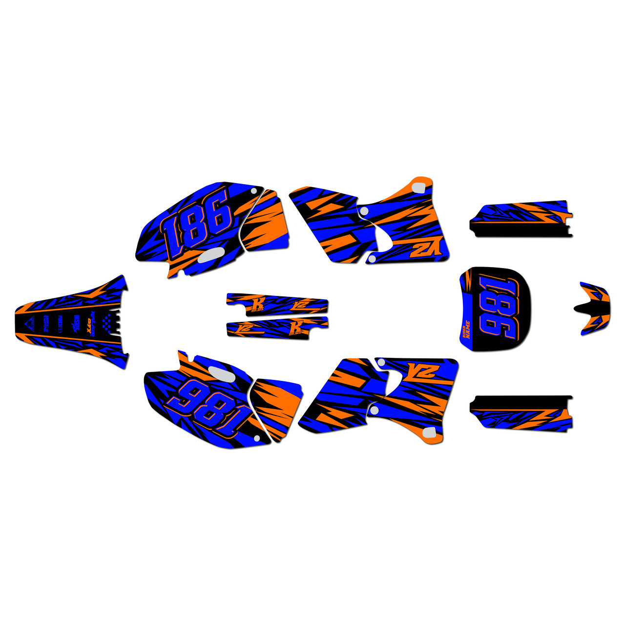 Yamaha YZ426F Graphics Kit (1998-2002) Twitch | KalairGFX