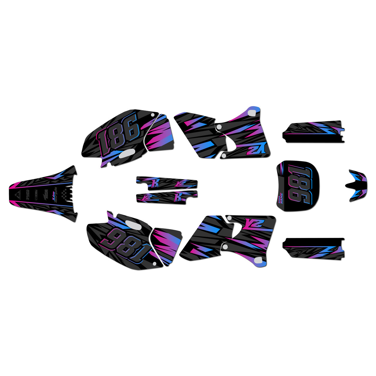 Yamaha YZ426F Graphics Kit (1998-2002) Twitch | KalairGFX