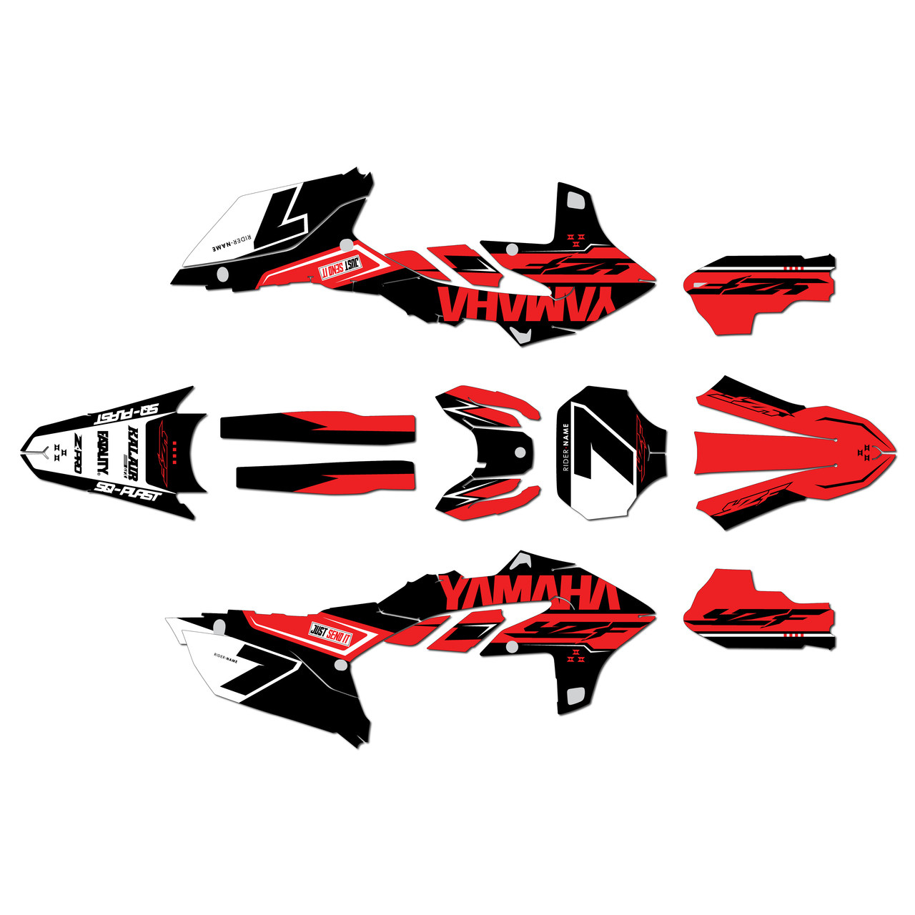 Yamaha YZ250F Graphics Kit (2024-2026) Legend | KalairGFX