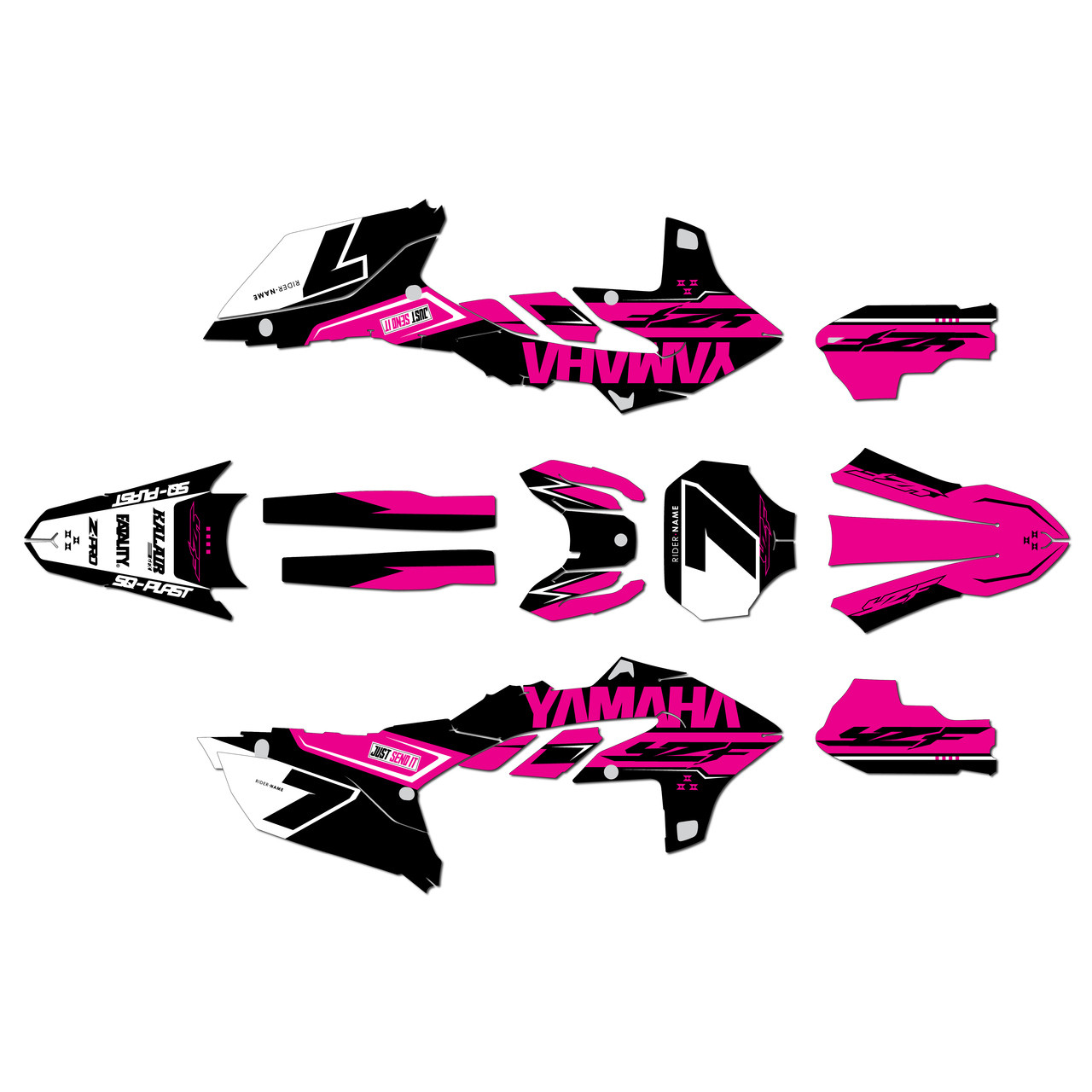 Yamaha YZ250F Graphics Kit (2024-2026) Legend | KalairGFX
