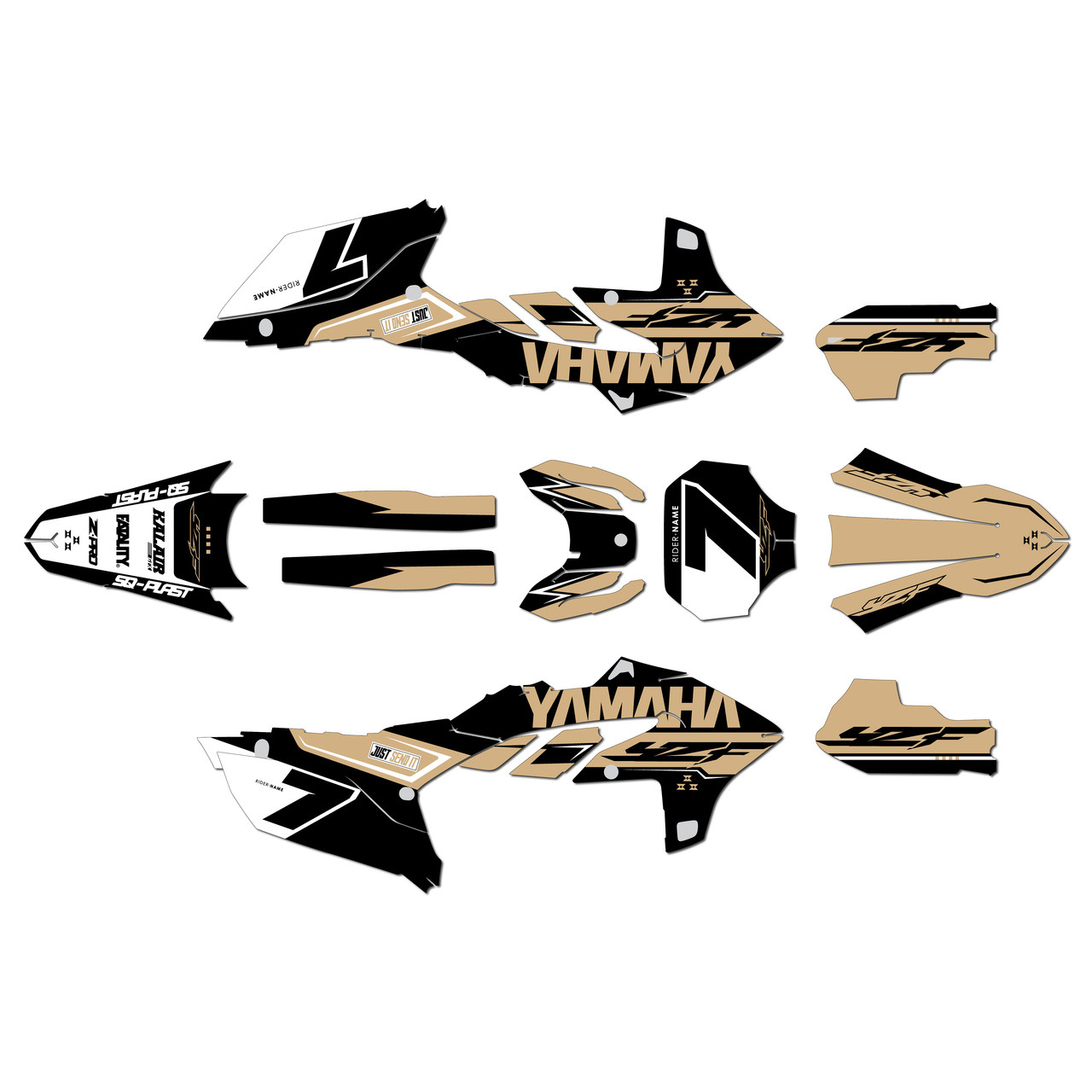 Yamaha YZ250F Graphics Kit (2024-2026) Legend | KalairGFX