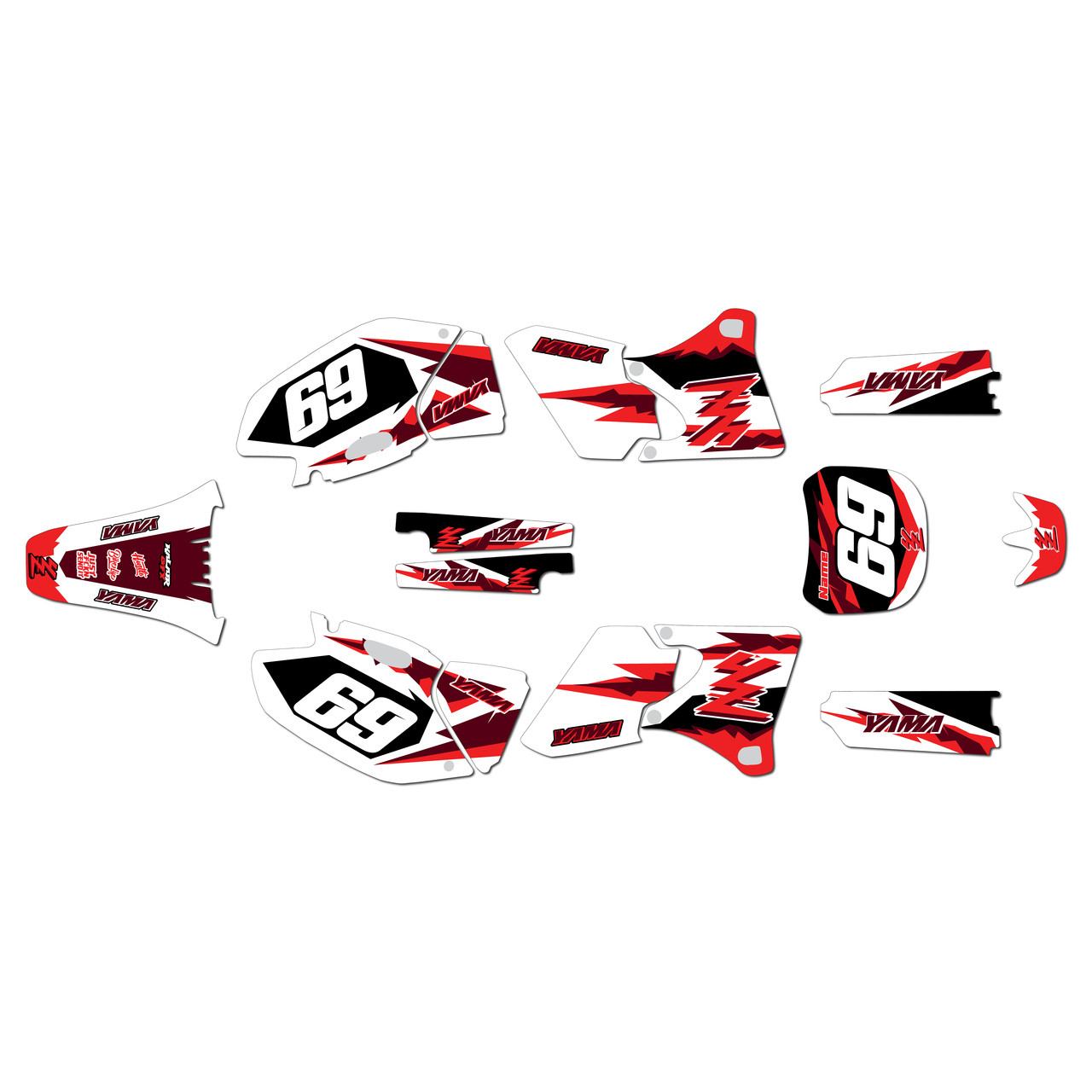Yamaha YZ426F Graphics Kit (1998-2002) Vintage | KalairGFX