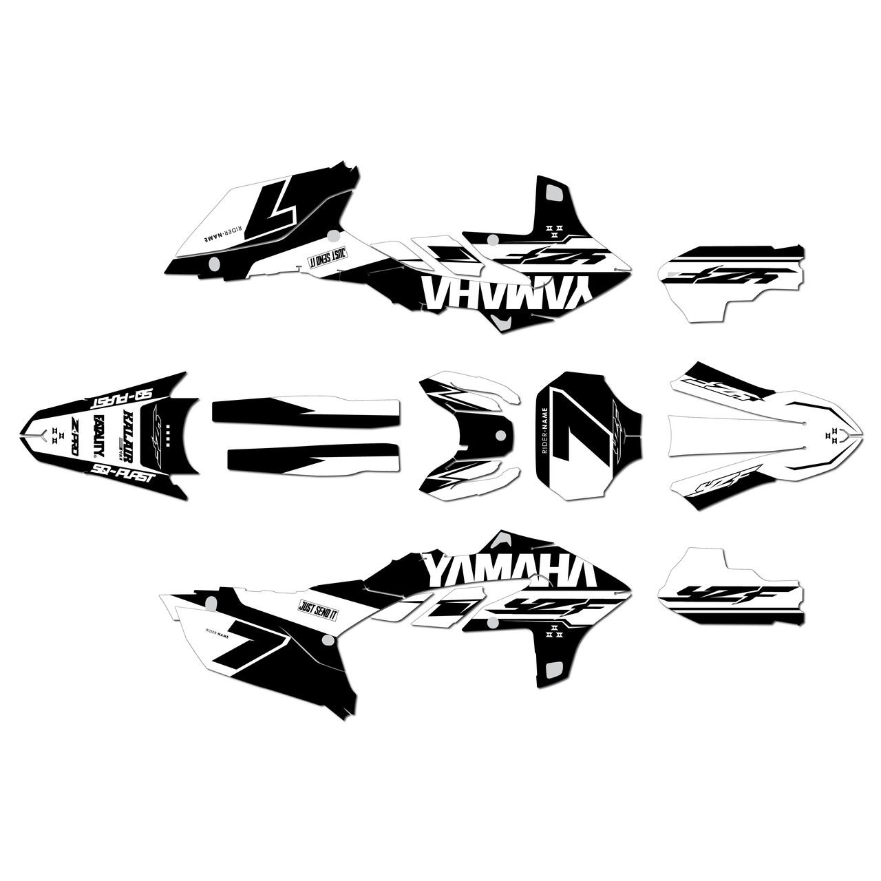 Yamaha YZ250FX Graphics Kit (2025-2026) Legend | KalairGFX