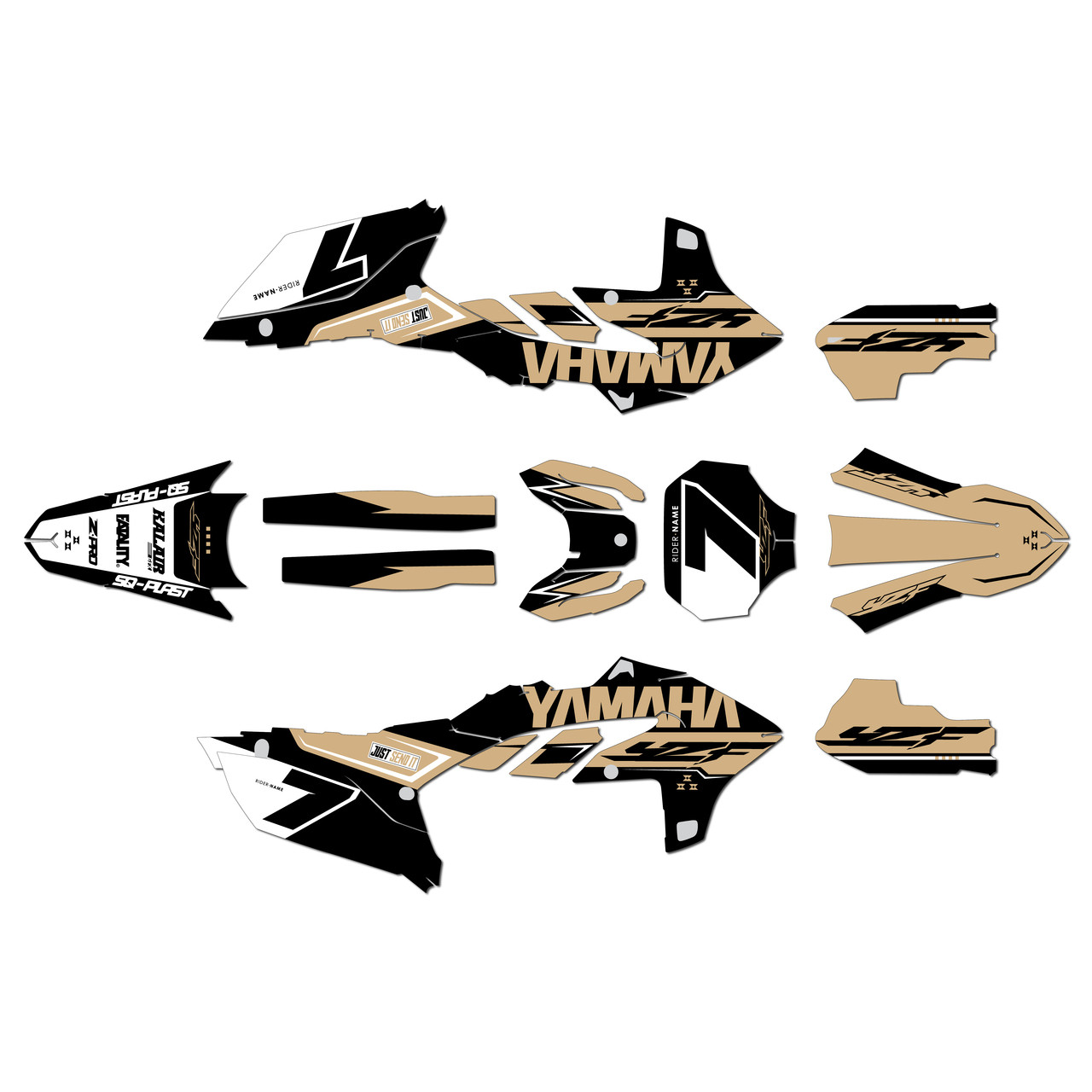 Yamaha YZ250FX Graphics Kit (2025-2026) Legend | KalairGFX