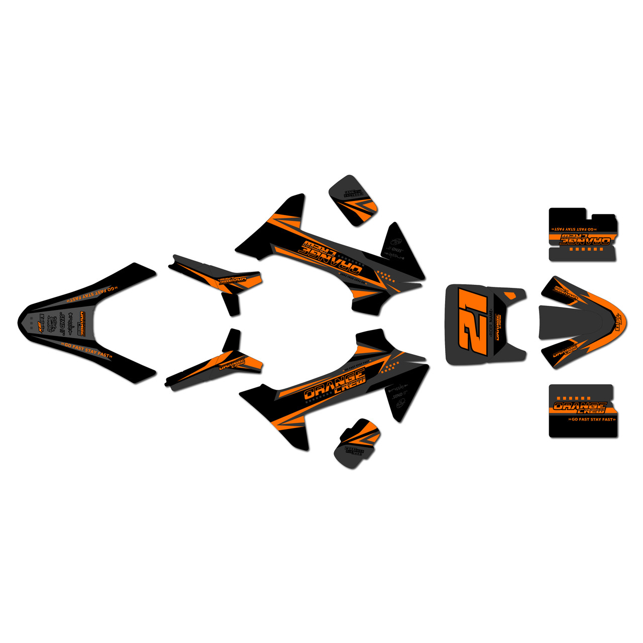 KTM SX E2 Graphics Kit (2024-2026) Crew | KalairGFX