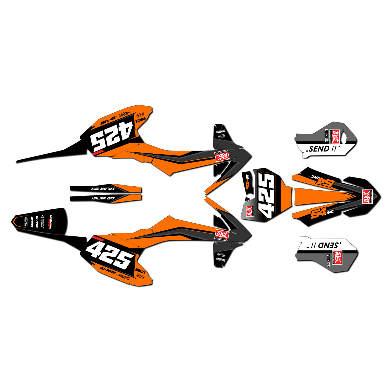 KTM SX E3 Graphics Kit (2020-2024) Seize | KalairGFX