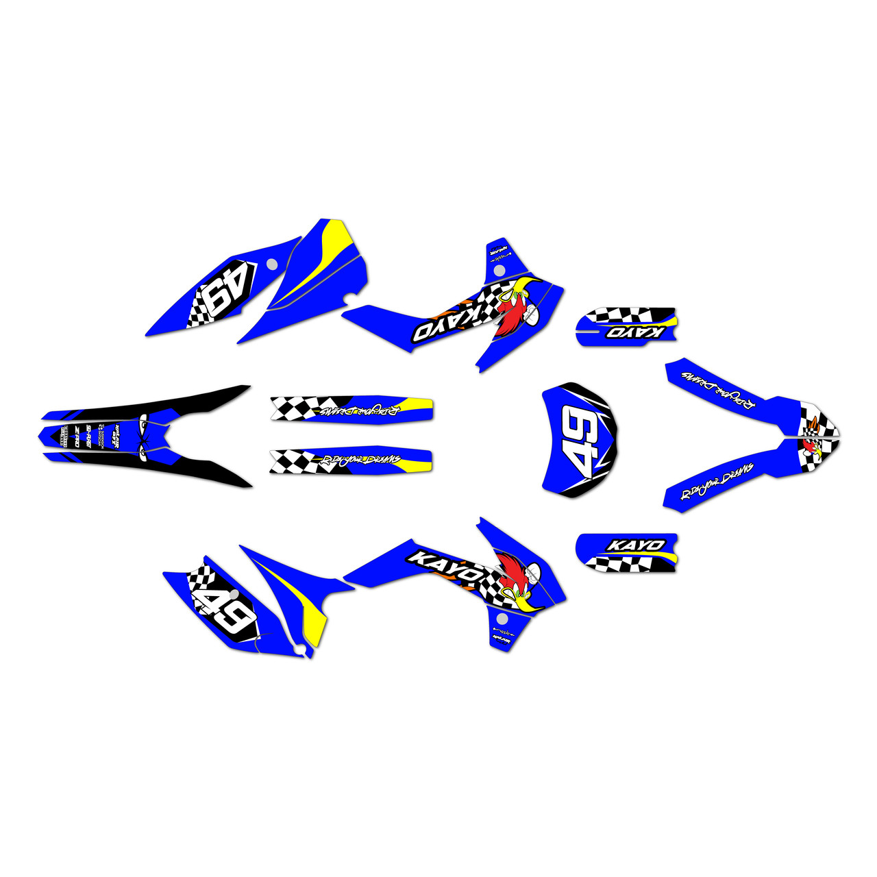 Kayo K2-230 Graphics Kit (2021-2026) Pecker | KalairGFX
