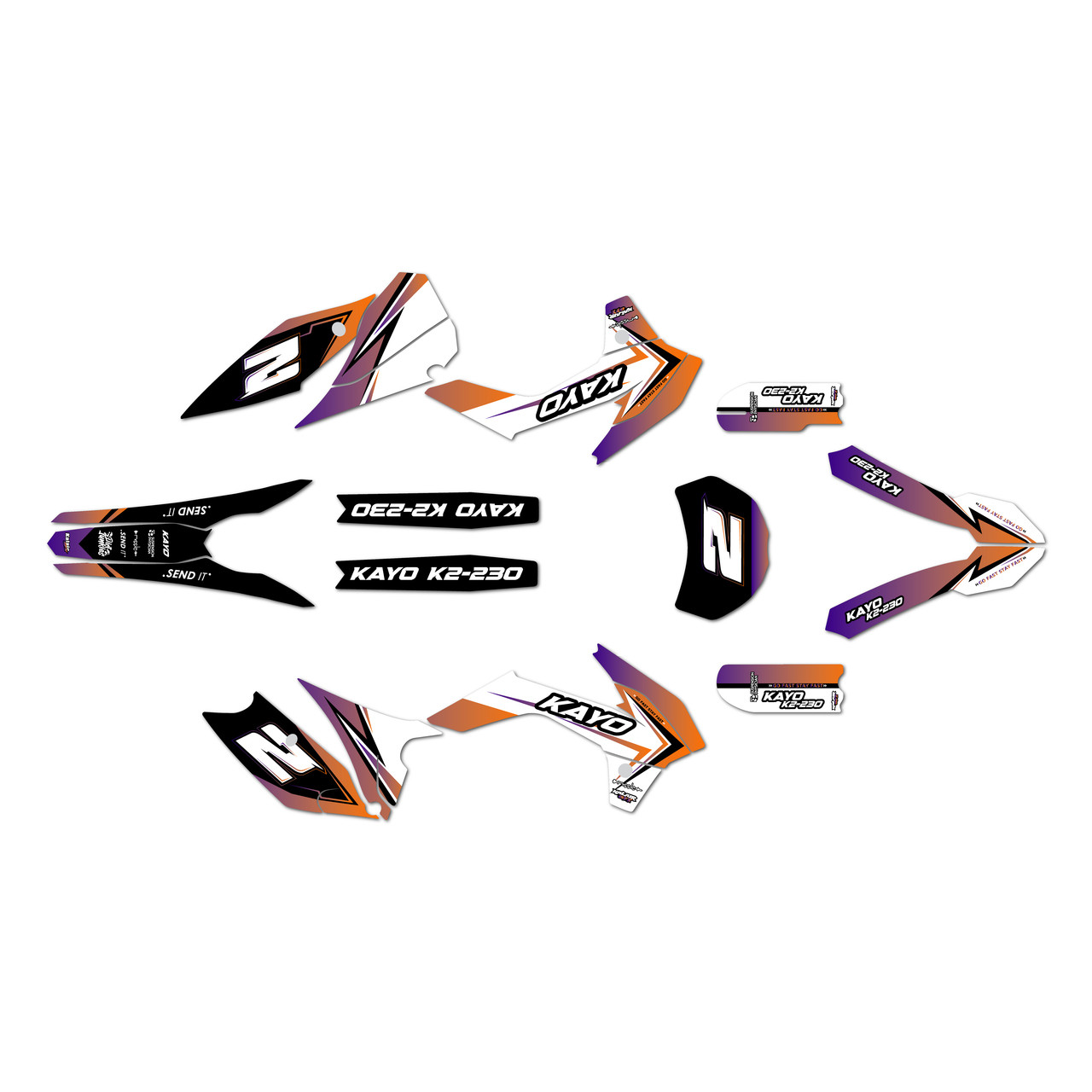 Kayo K2-230 Graphics Kit (2021-2026) Razor | KalairGFX