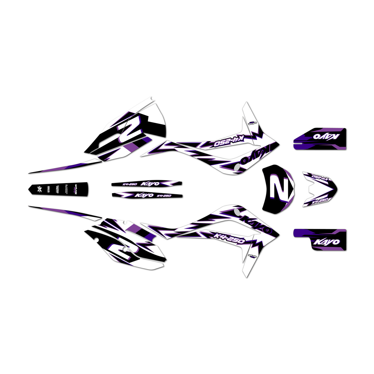 KAYO K4 250 Graphics Kit (2021-2026) Vizion | KalairGFX