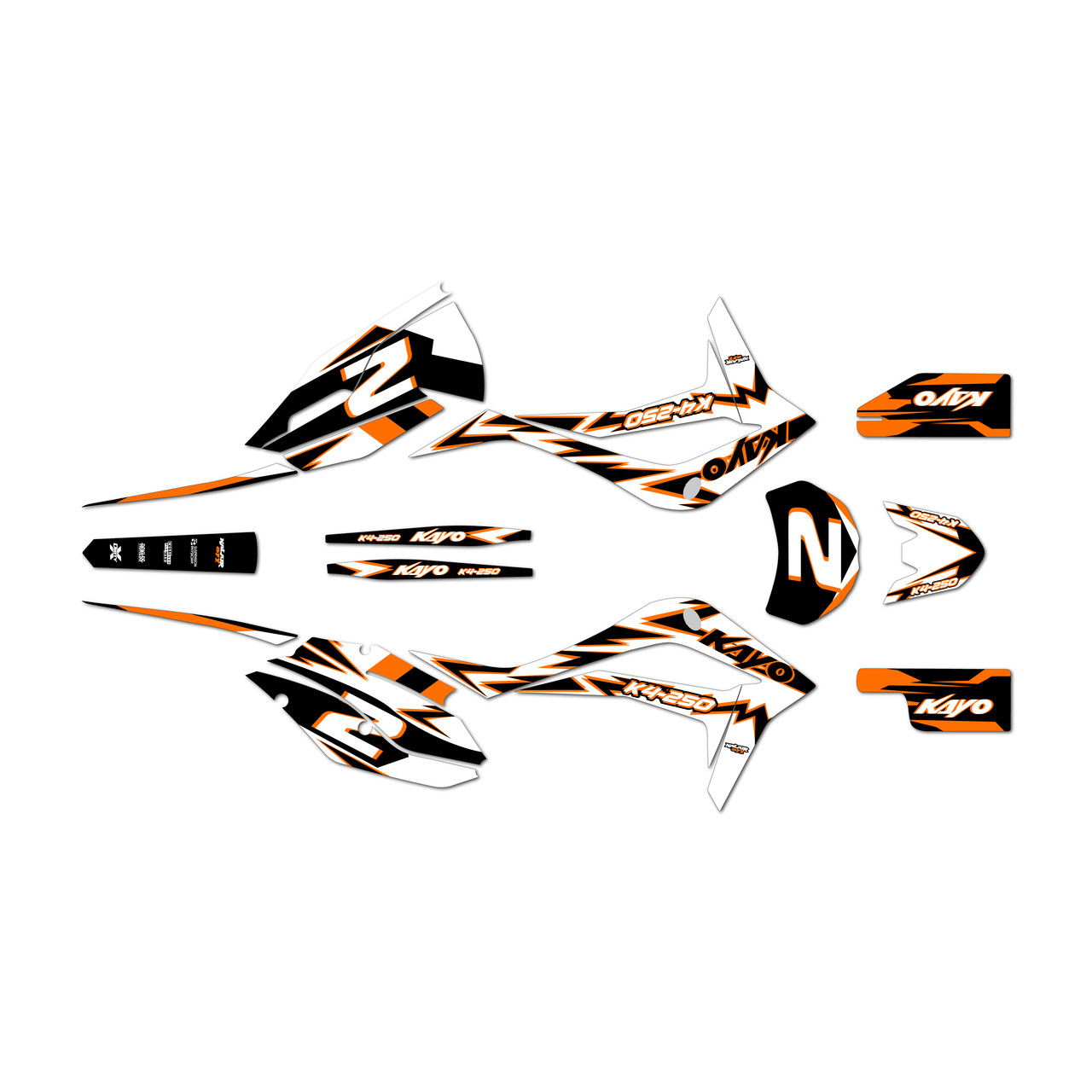 KAYO K4 250 Graphics Kit (2021-2026) Vizion | KalairGFX