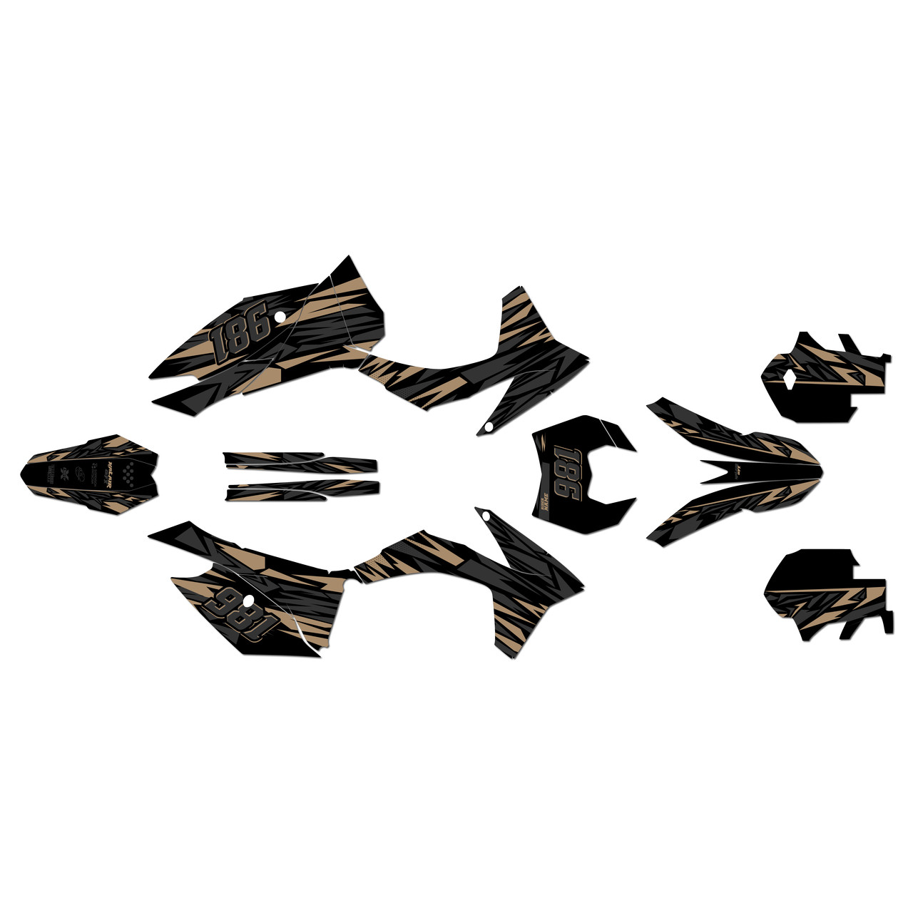 KTM 450 EXCF Graphics Kit (2012-2013) Twitch | KalairGFX