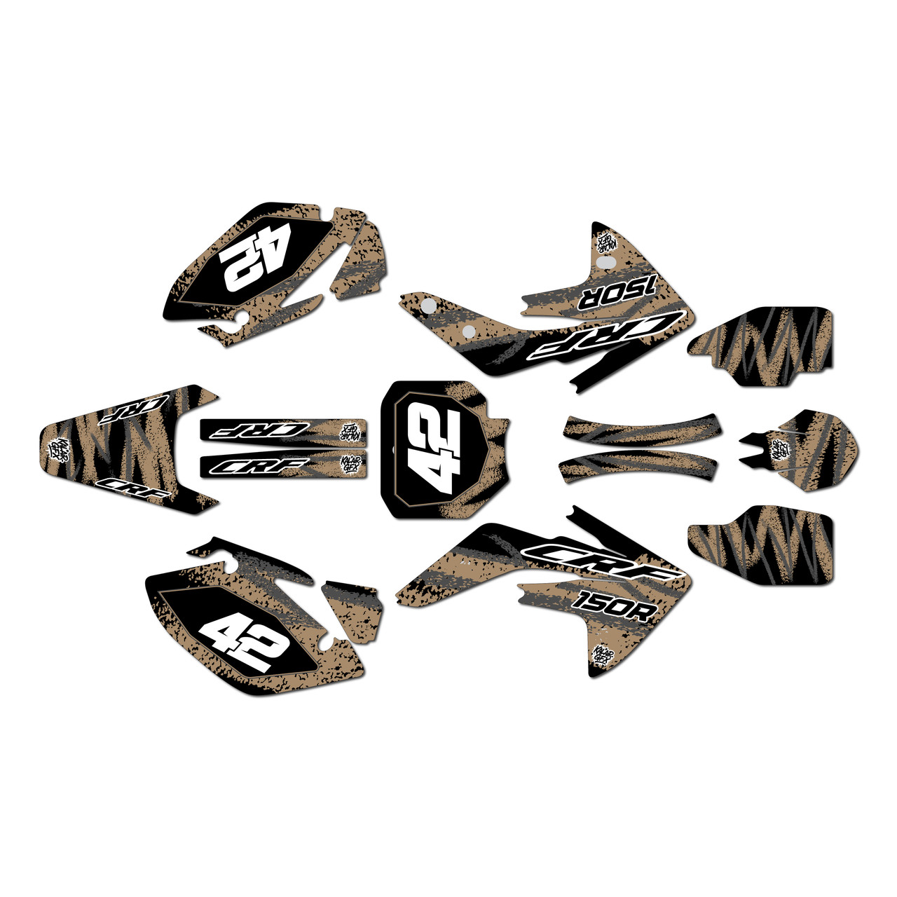 Honda CRF150R Graphics Kit (2007-2026) Whiplash | KalairGFX