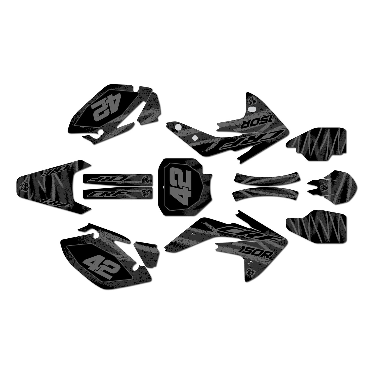 Honda CRF150R Graphics Kit (2007-2026) Whiplash | KalairGFX