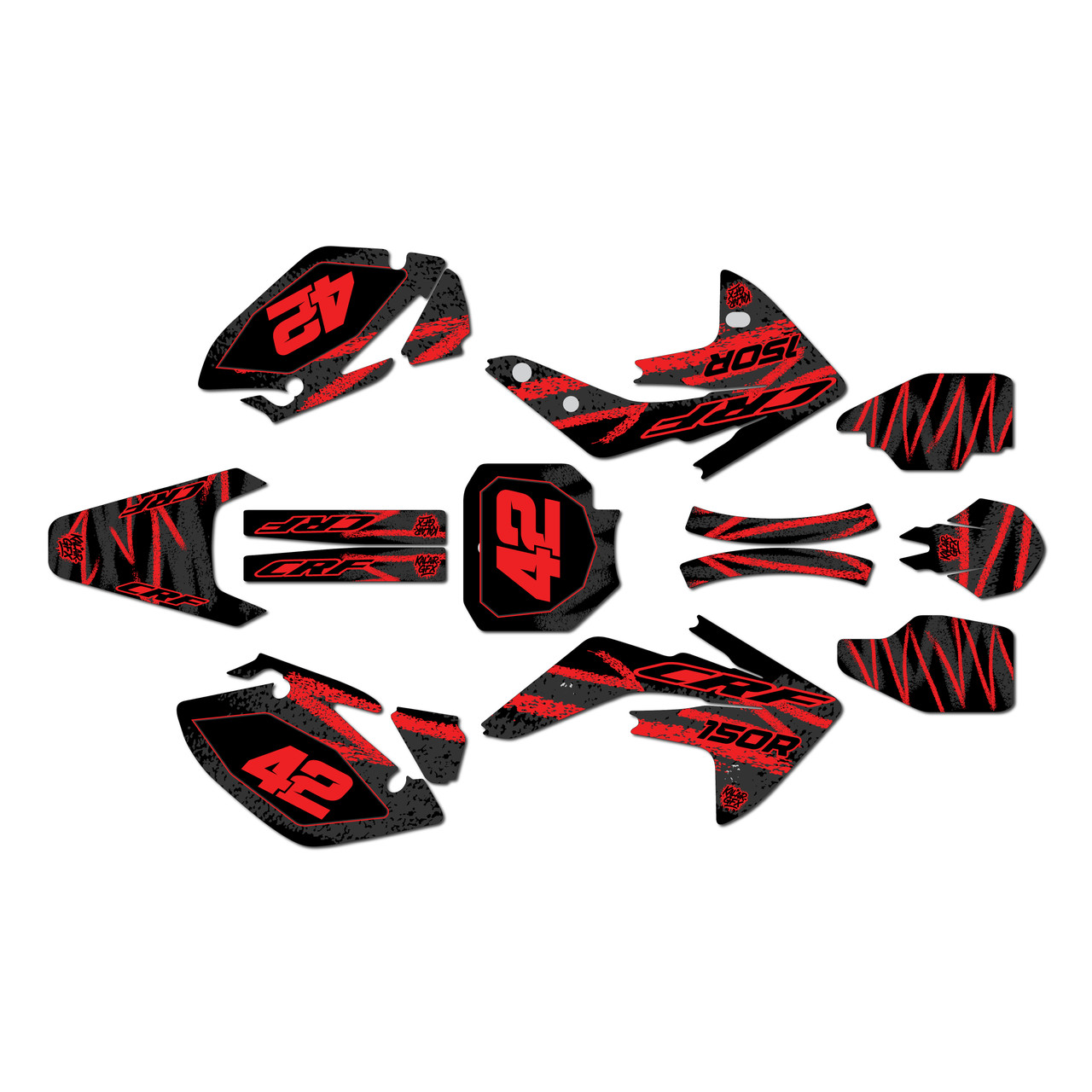 Honda CRF150R Graphics Kit (2007-2026) Whiplash | KalairGFX