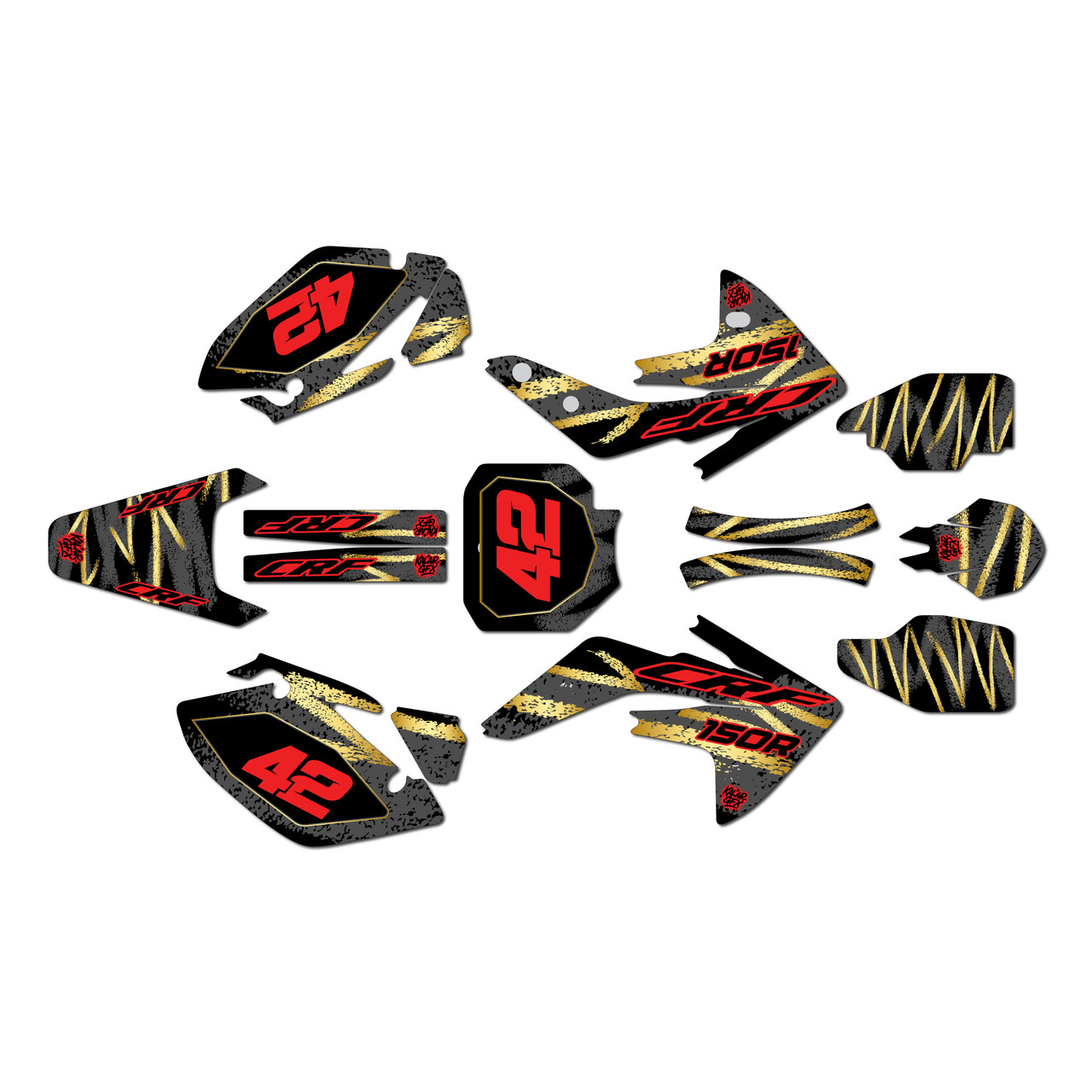 Honda CRF150R Graphics Kit (2007-2026) Whiplash | KalairGFX