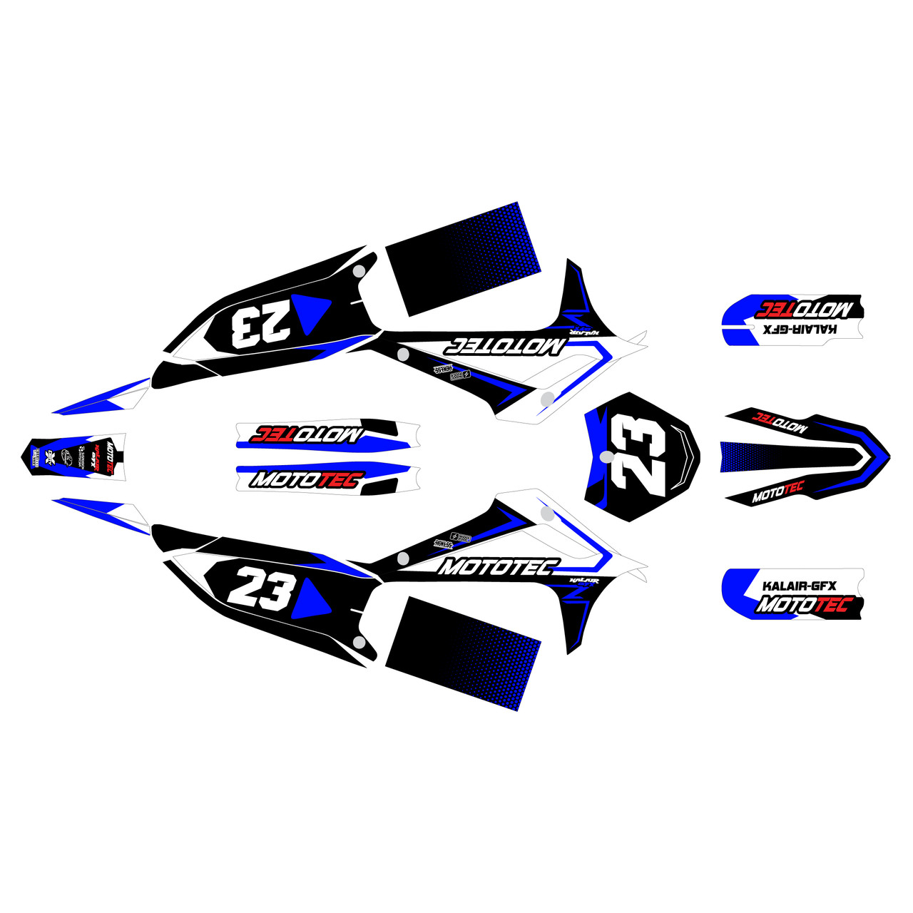 Mototec PRO 72V 8000W Graphics Kit (All years) Evader |