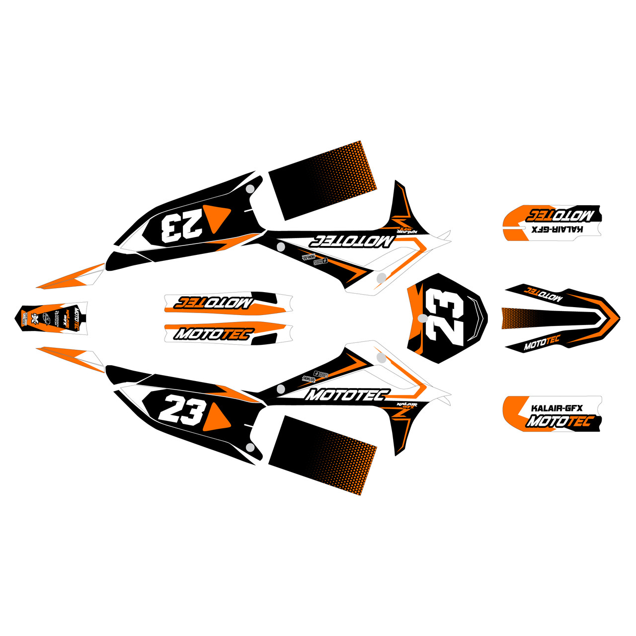 Mototec PRO 72V 8000W Graphics Kit (All years) Evader |