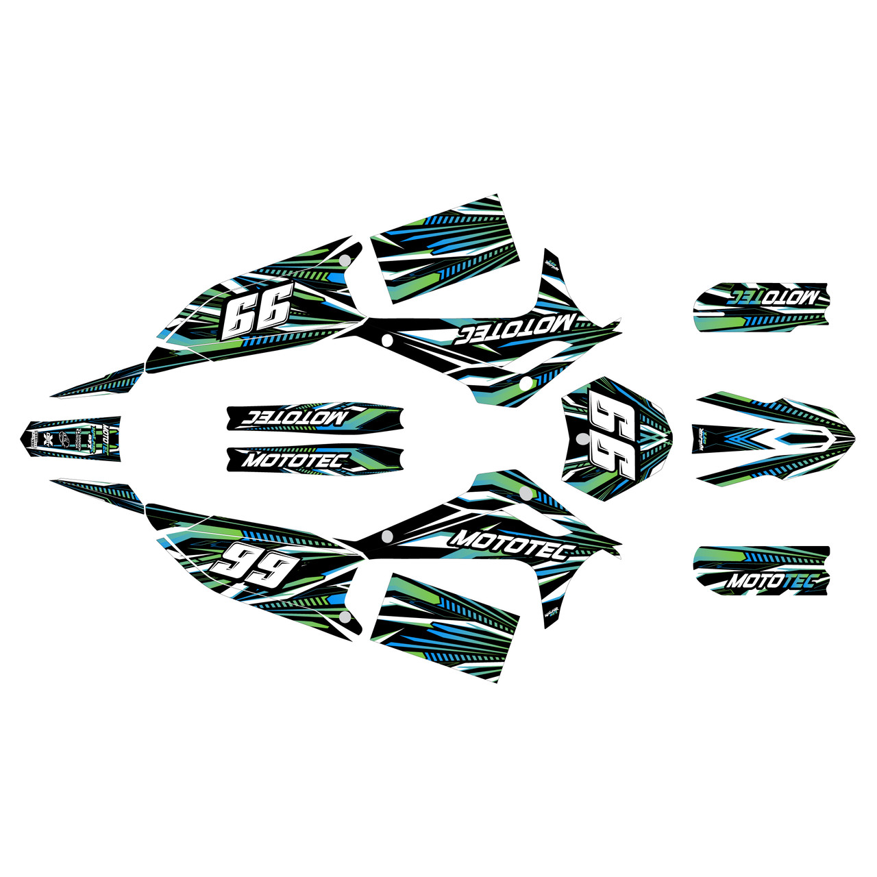 Mototec PRO 72V 8000W Graphics Kit (All years) Prime |