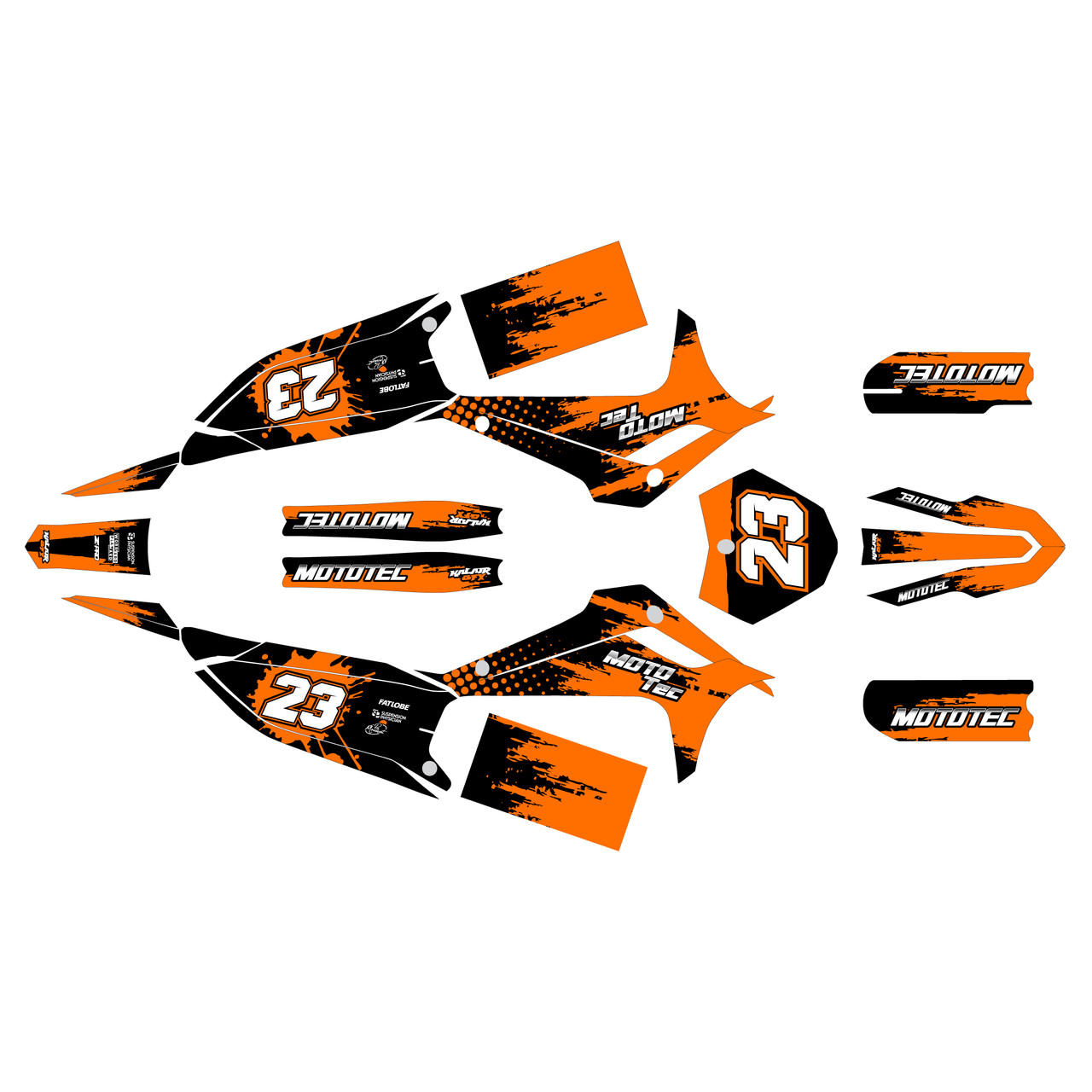 Mototec PRO 72V 8000W Graphics Kit (All years) Splash |