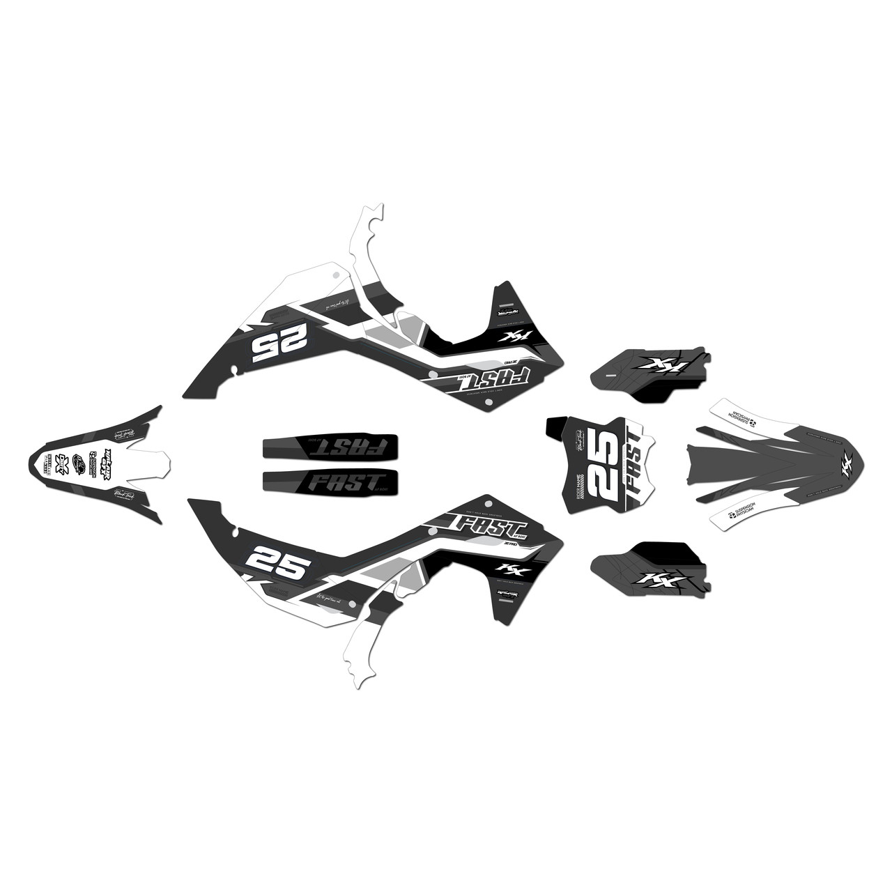 Kawasaki KX450 Graphics Kit (2024-2026) Fastaf | KalairGFX