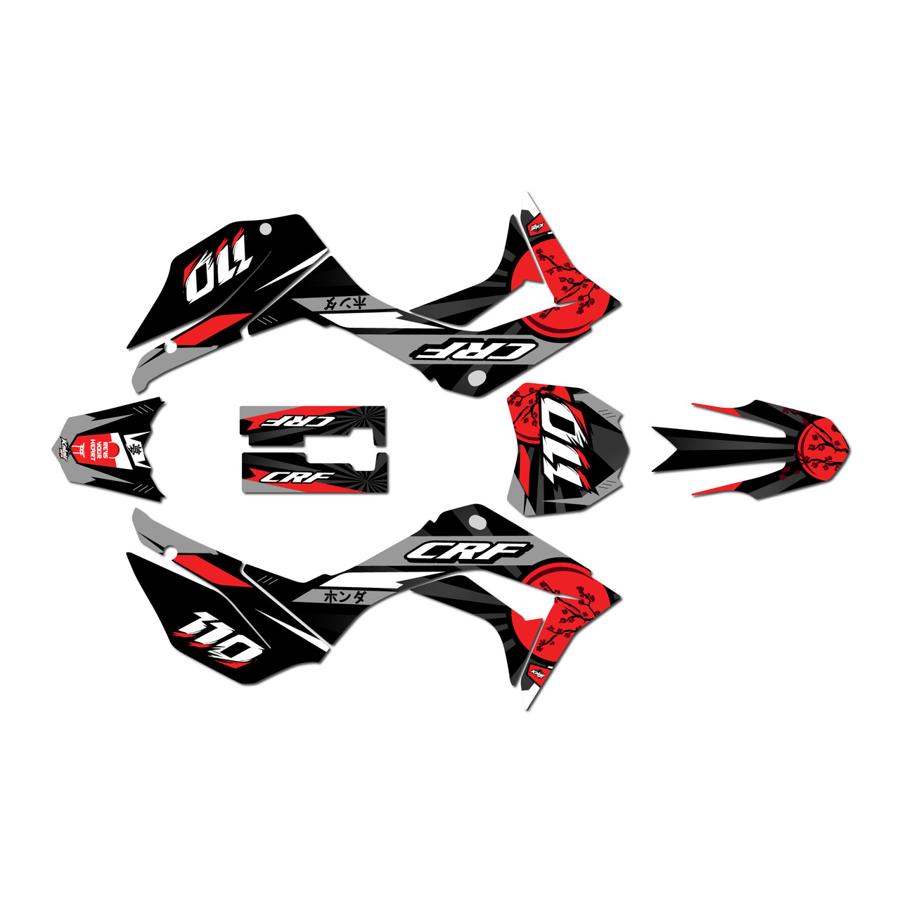 Honda CRF110F Graphics Kit (2019-2026) Hiroshima | KalairGFX
