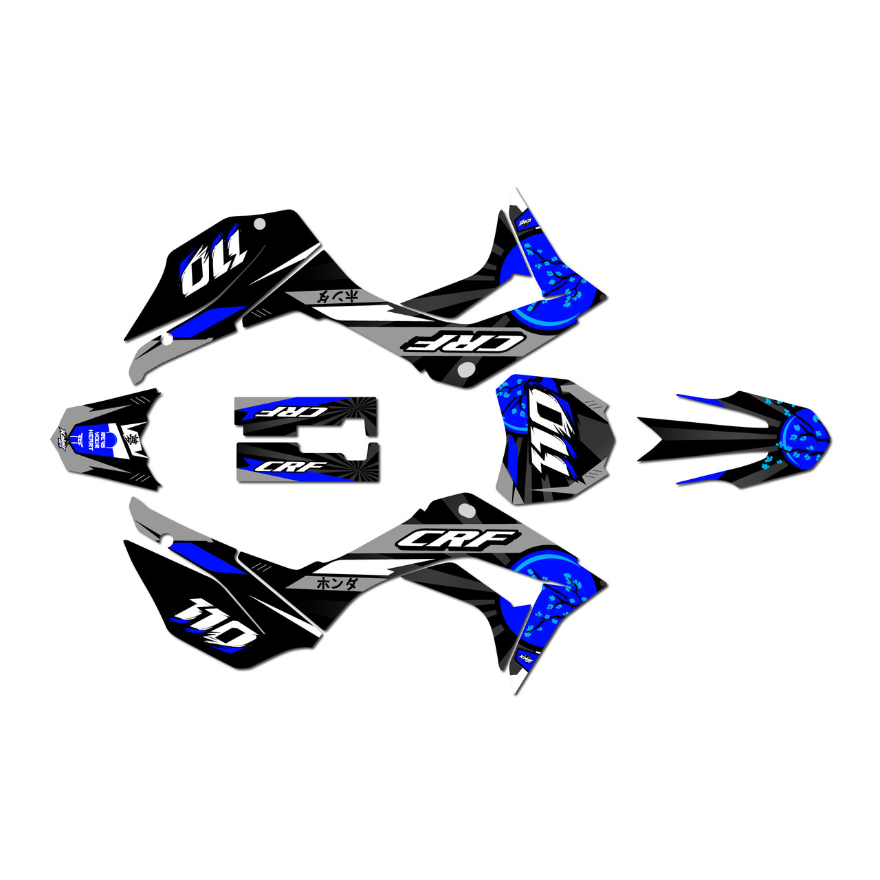 Honda CRF110F Graphics Kit (2019-2026) Hiroshima | KalairGFX