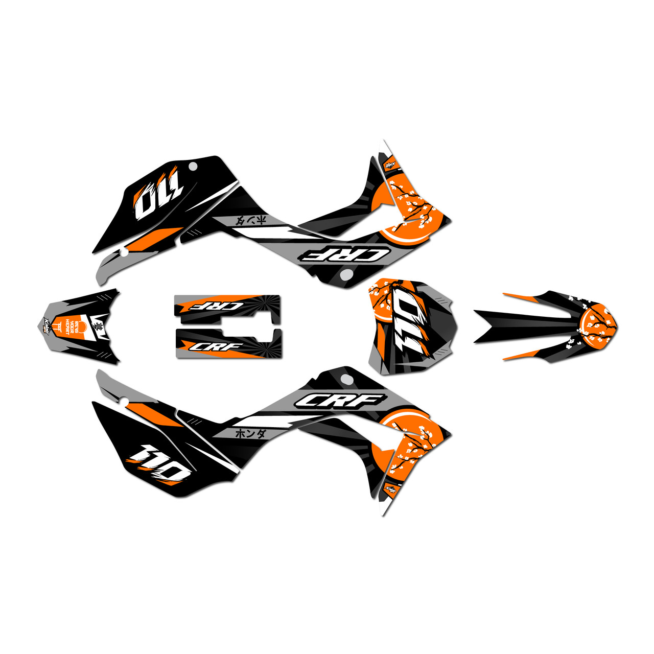Honda CRF110F Graphics Kit (2019-2026) Hiroshima | KalairGFX