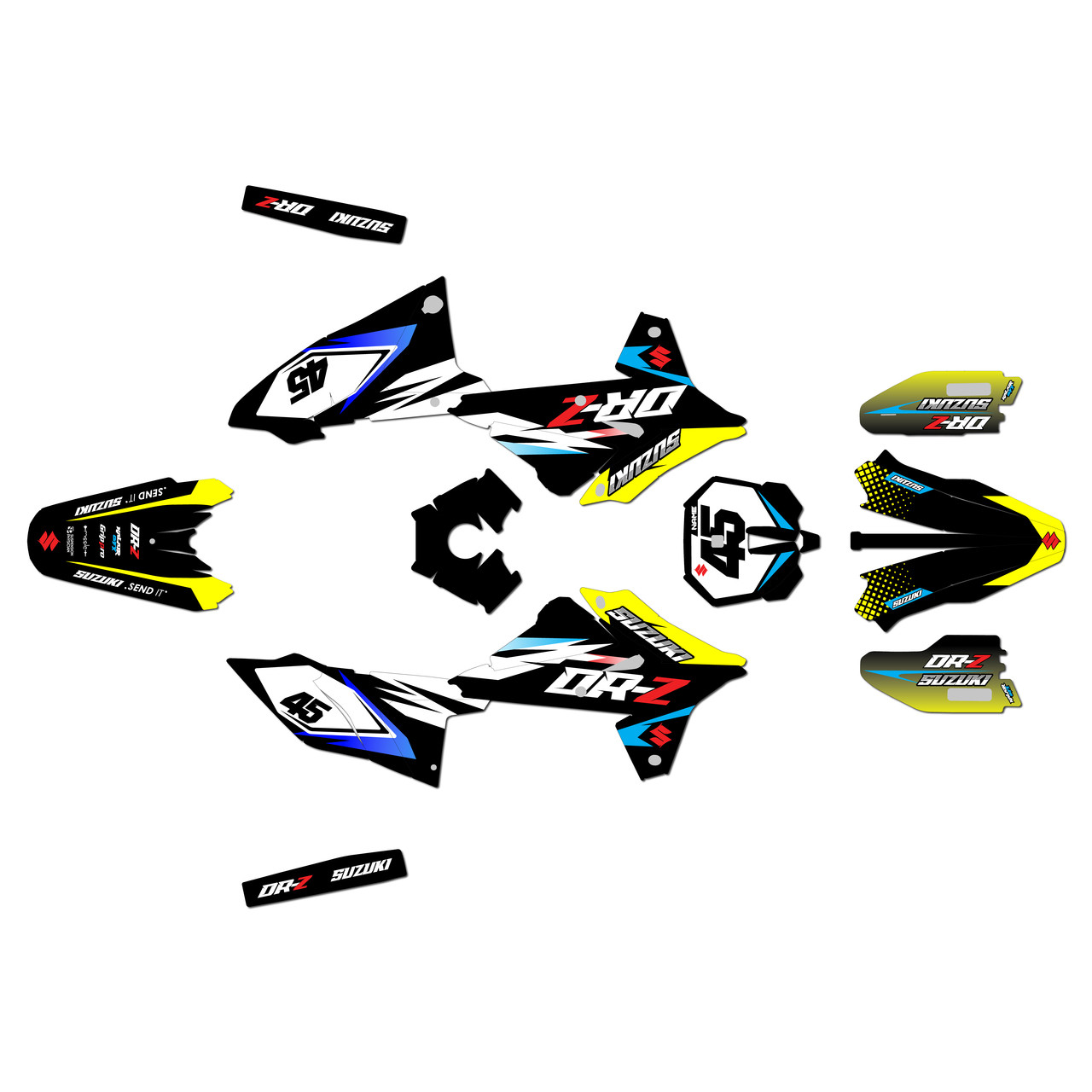 Suzuki DRZ4SM Graphics Kit (2025+) Division | KalairGFX