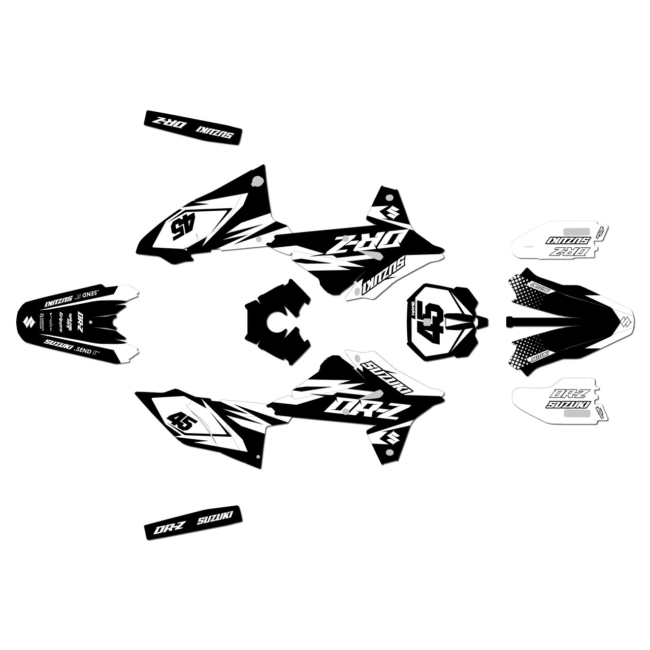 Suzuki DRZ4SM Graphics Kit (2025+) Division | KalairGFX